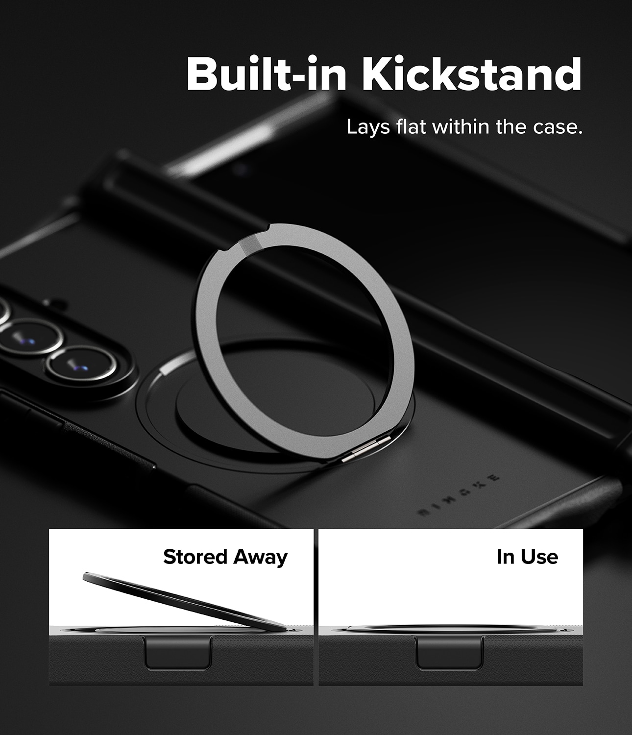 Samsung Galaxy Z Fold 7 Alles Magnetisk Deksel, svart