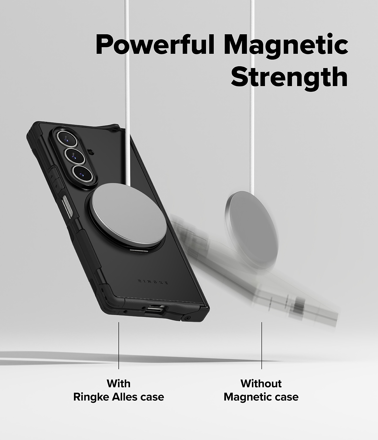 Samsung Galaxy Z Fold 7 Alles Magnetisk Deksel, svart