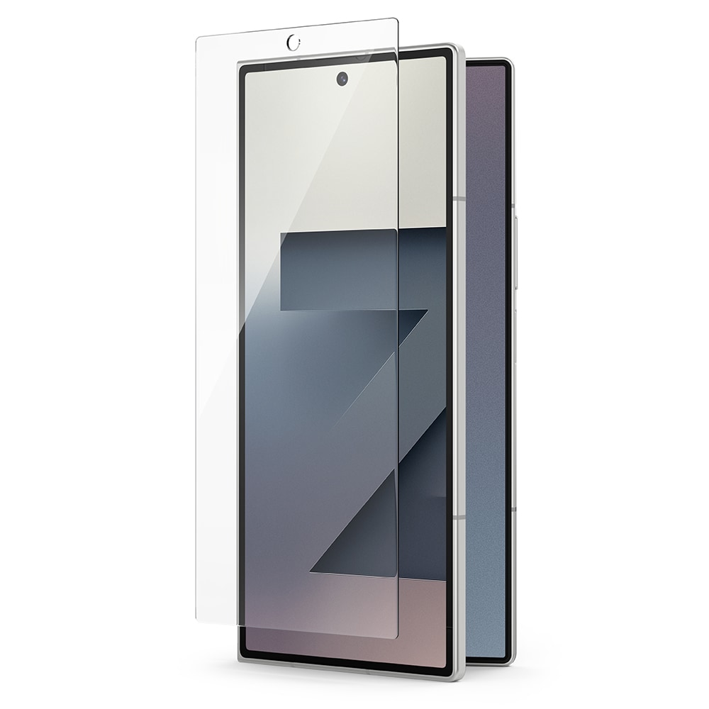 Samsung Galaxy Z Fold 7 Ytre skjermbeskytter i glass med monteringsramme (2-pack)