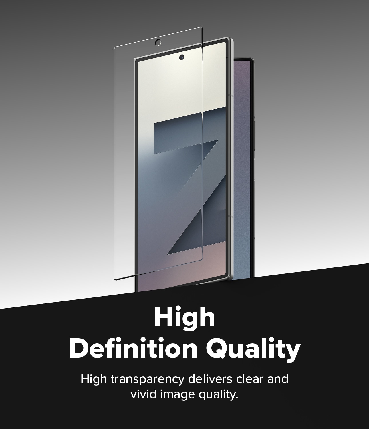 Samsung Galaxy Z Fold 7 Ytre skjermbeskytter i glass med monteringsramme (2-pack)