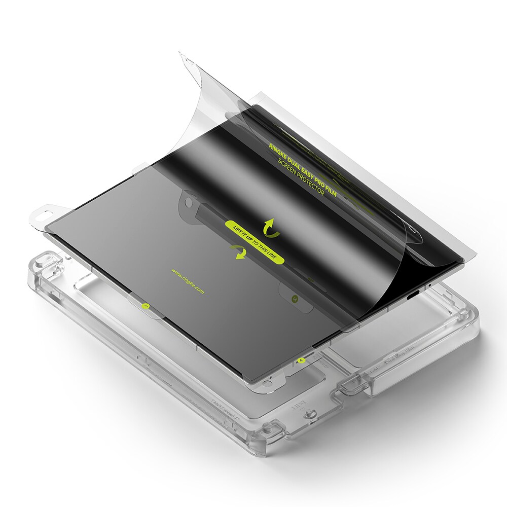 Samsung Galaxy Z Fold 7 Skjermbeskytter beskyttelsesfilm med monteringsramme - Dual Easy (2-pack)
