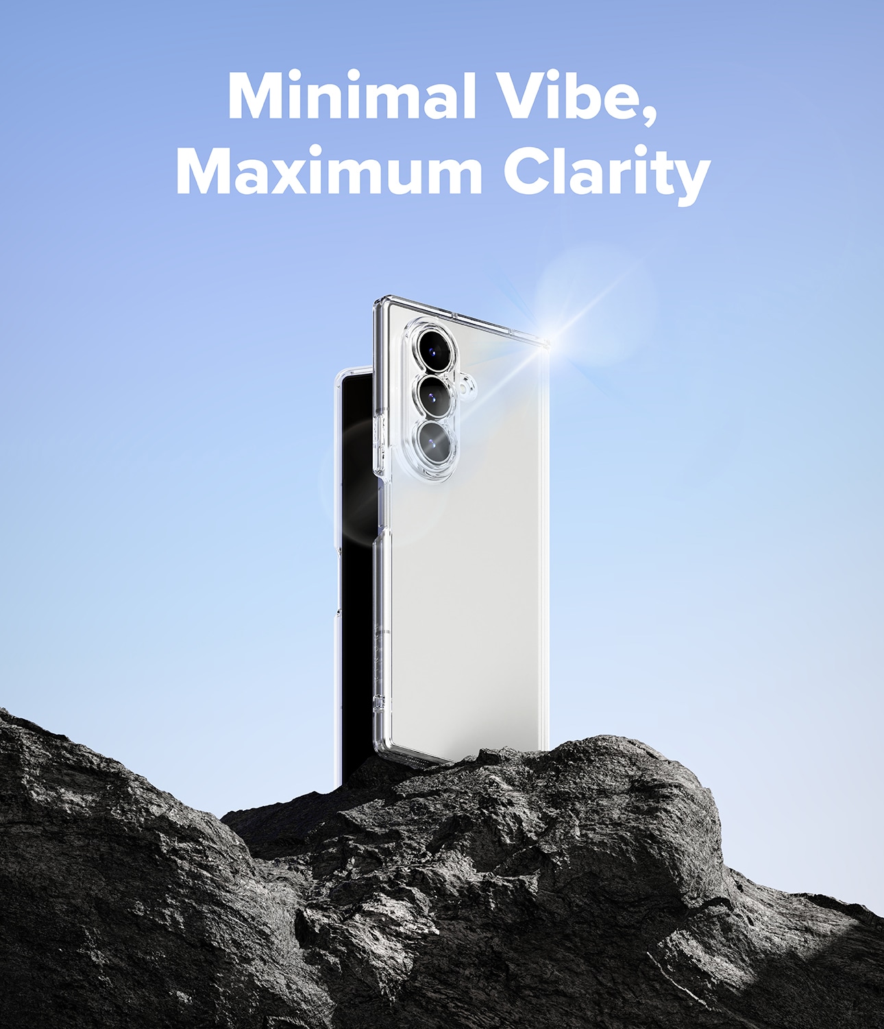 Samsung Galaxy Z Fold 7 Fusion deksel, gjennomsiktig