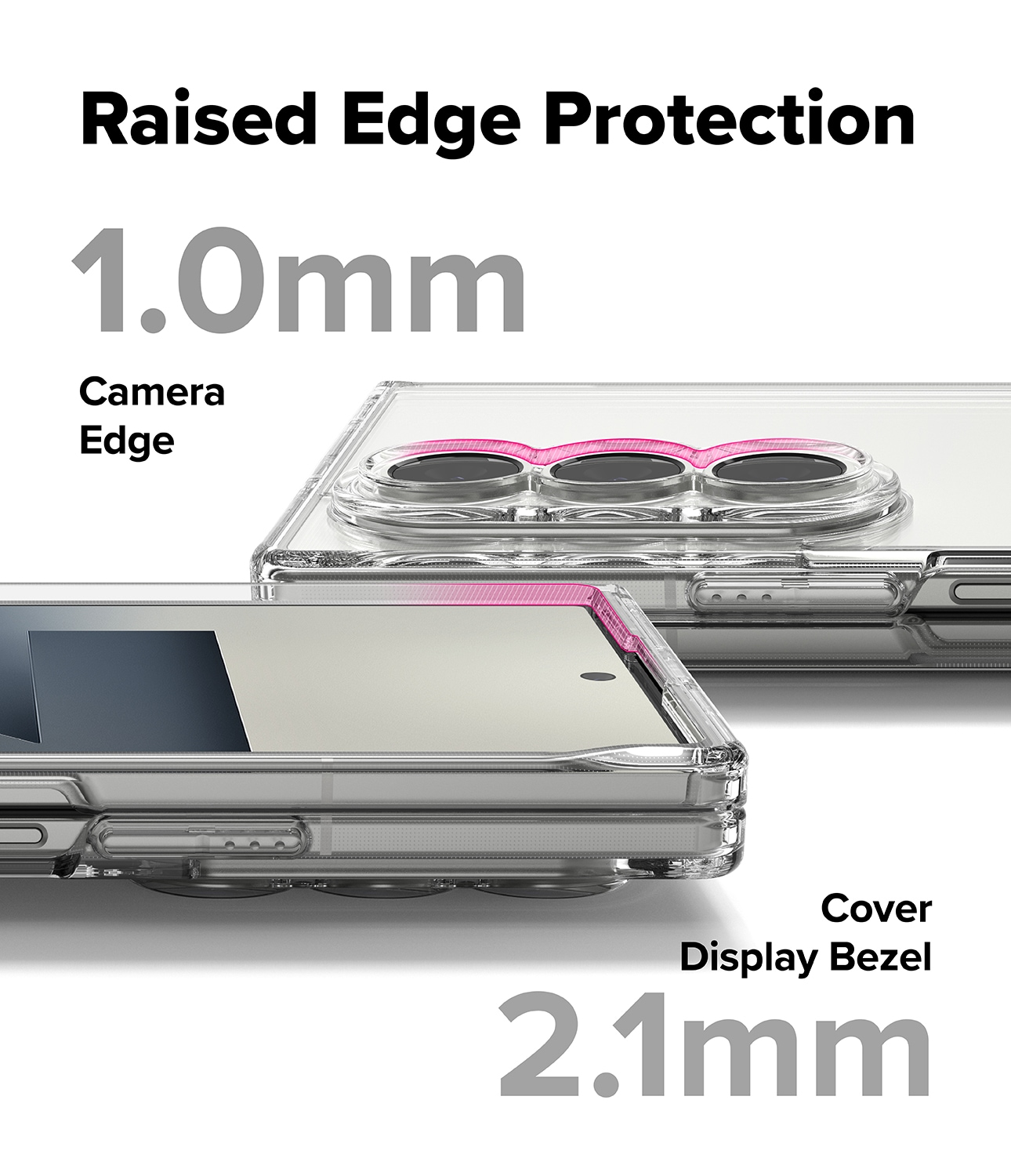 Samsung Galaxy Z Fold 7 Fusion deksel, gjennomsiktig