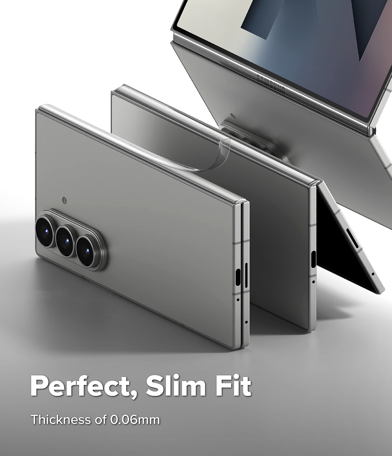 Samsung Galaxy Z Fold 7 Hinge beskyttelsesfilm – Dual Easy (2-pack)