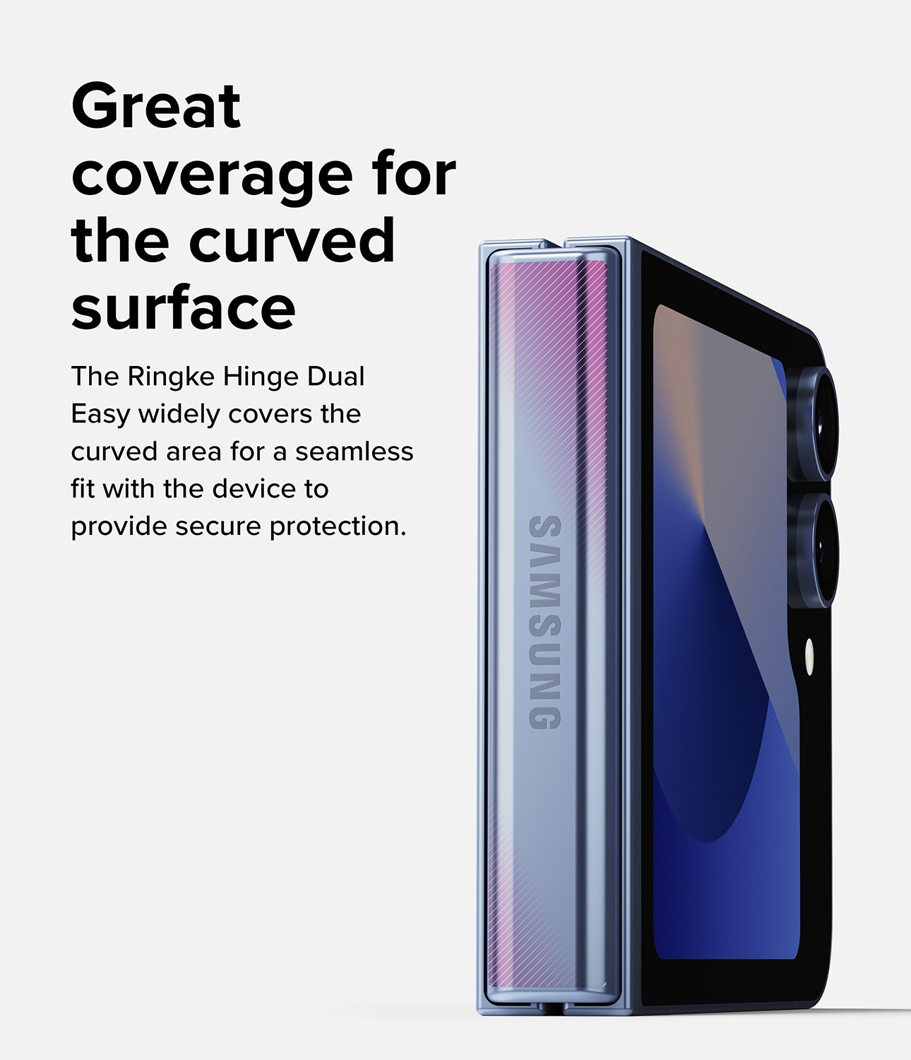 Samsung Galaxy Z Flip 4 Hinge beskyttelsesfilm – Dual Easy (2-pack)