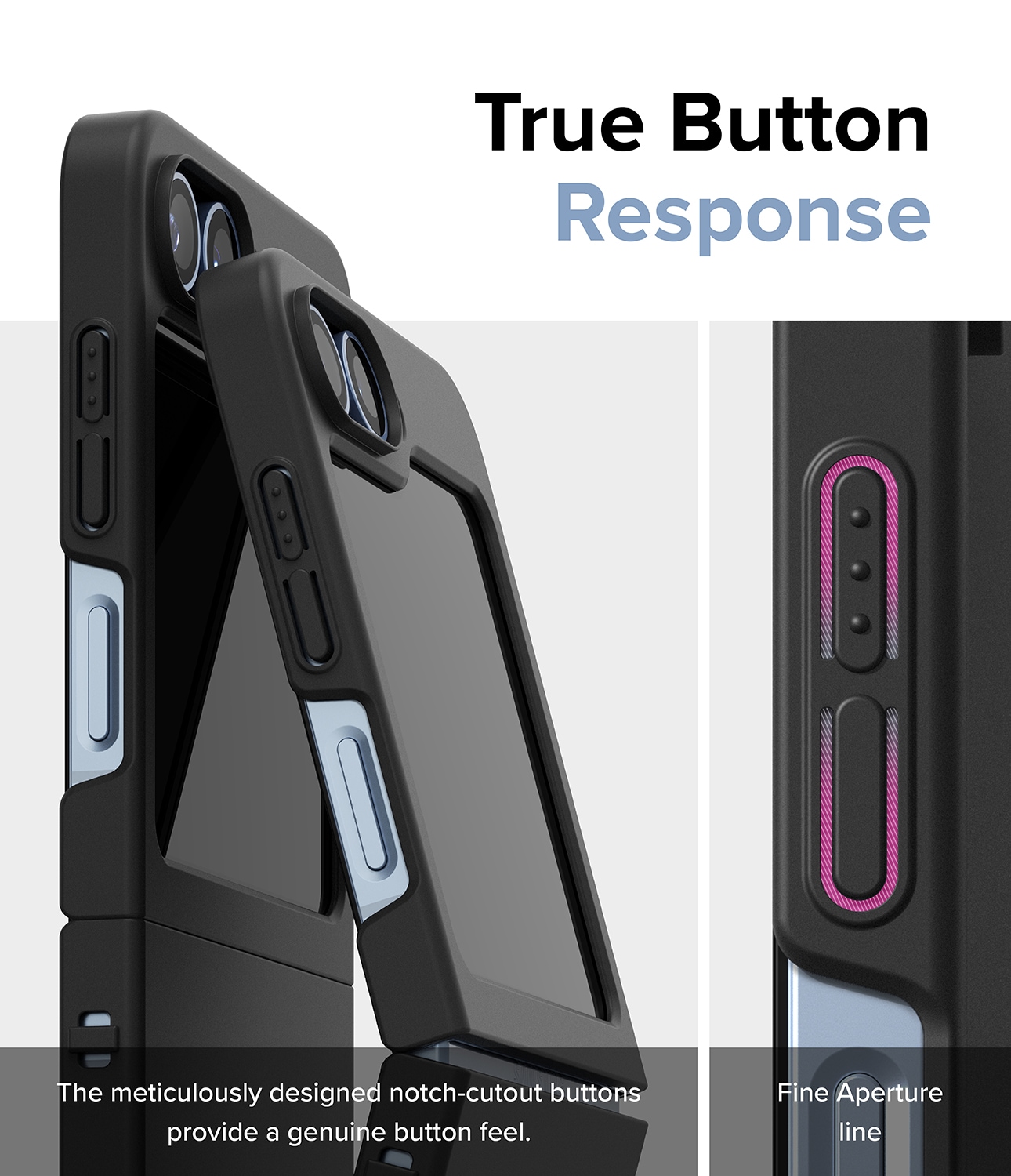 Samsung Galaxy Z Flip 6 Slankt magnetisk deksel, Svart