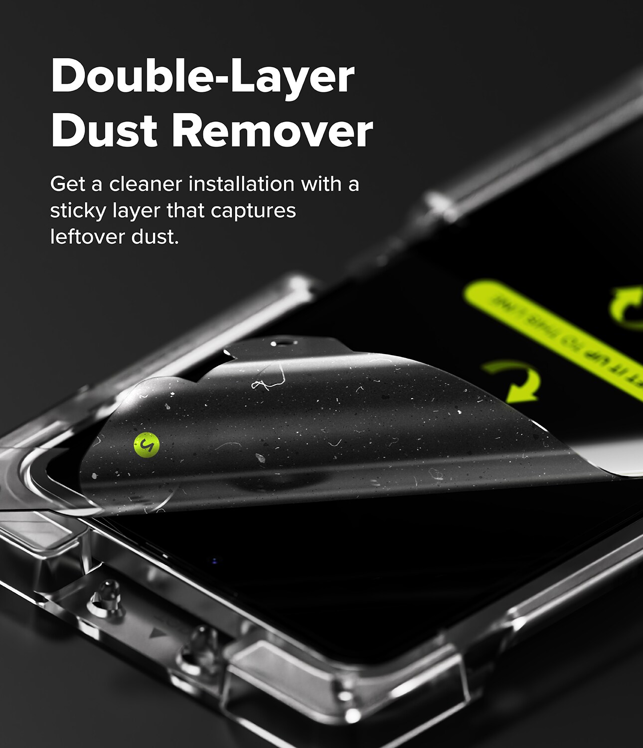 Samsung Galaxy Z Flip 7 Skjermbeskytter beskyttelsesfilm med monteringsramme - Dual Easy (2-pack)