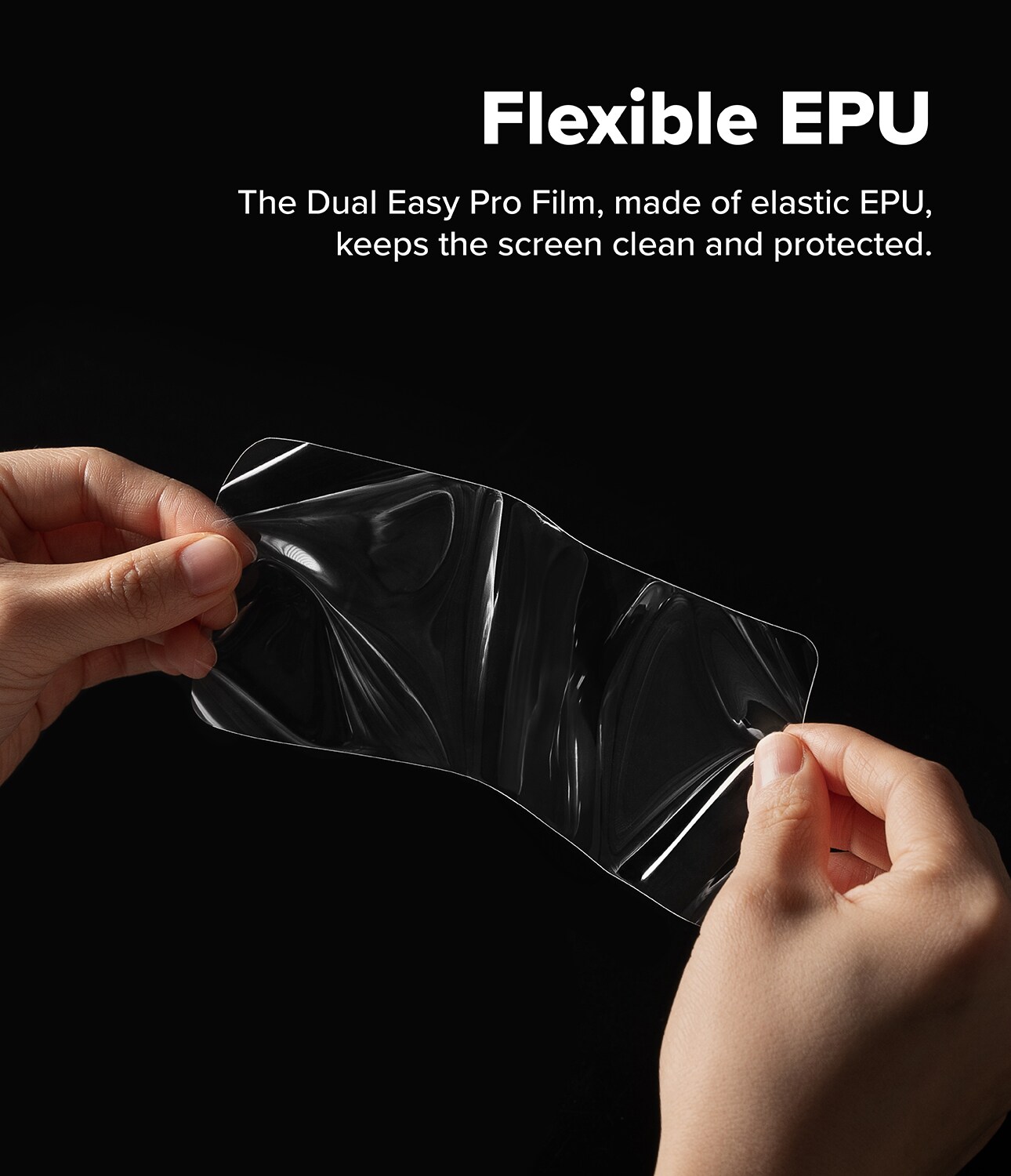 Samsung Galaxy Z Flip 7 Skjermbeskytter beskyttelsesfilm med monteringsramme - Dual Easy (2-pack)
