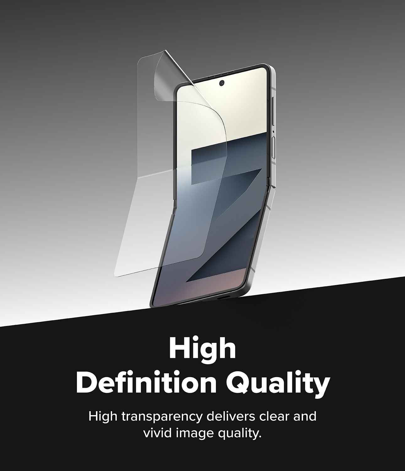 Samsung Galaxy Z Flip 7 Skjermbeskytter beskyttelsesfilm med monteringsramme - Dual Easy (2-pack)
