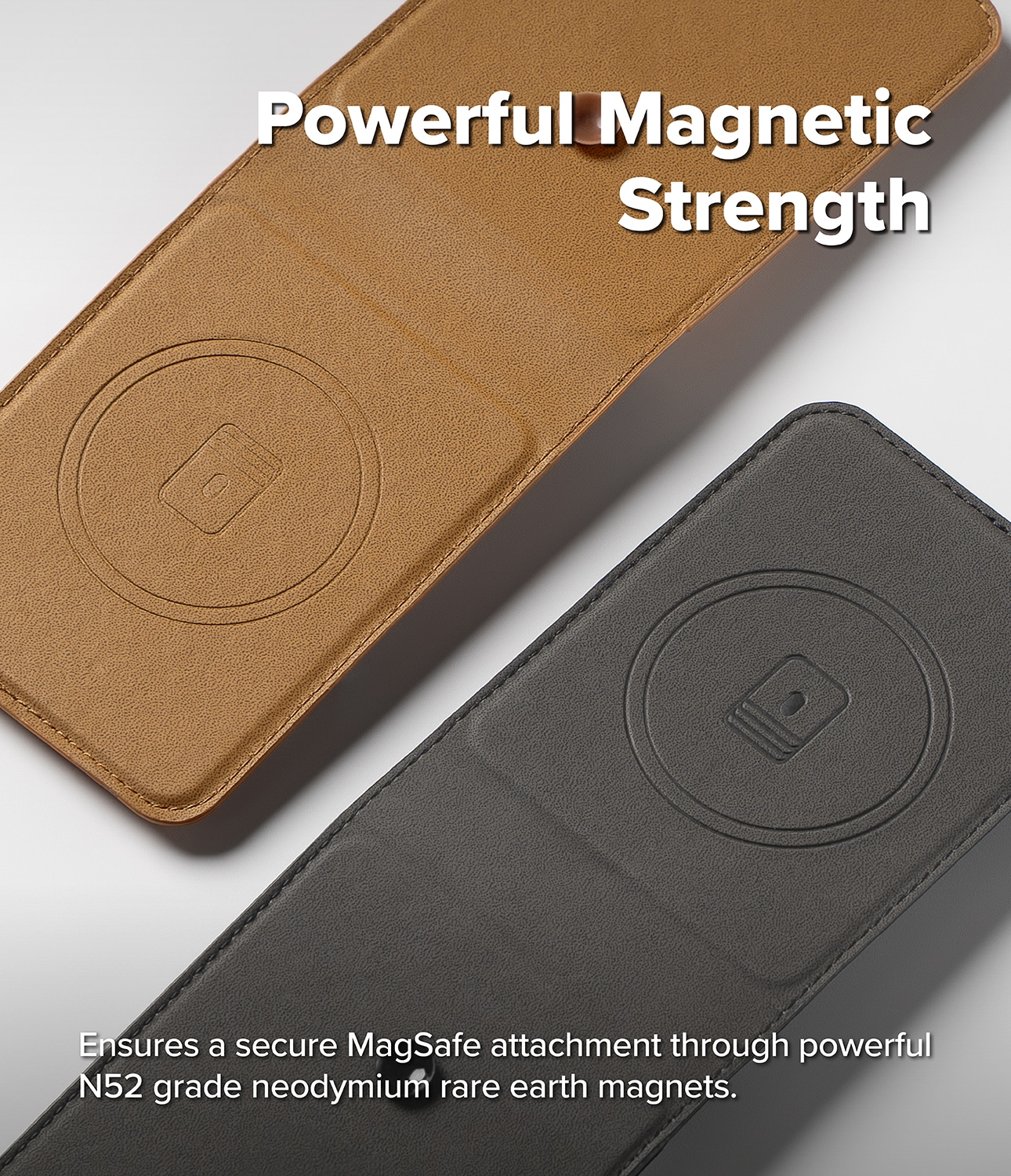 Samsung Galaxy Z Flip 7 Folio Grip Wallet Magnetic, Svart