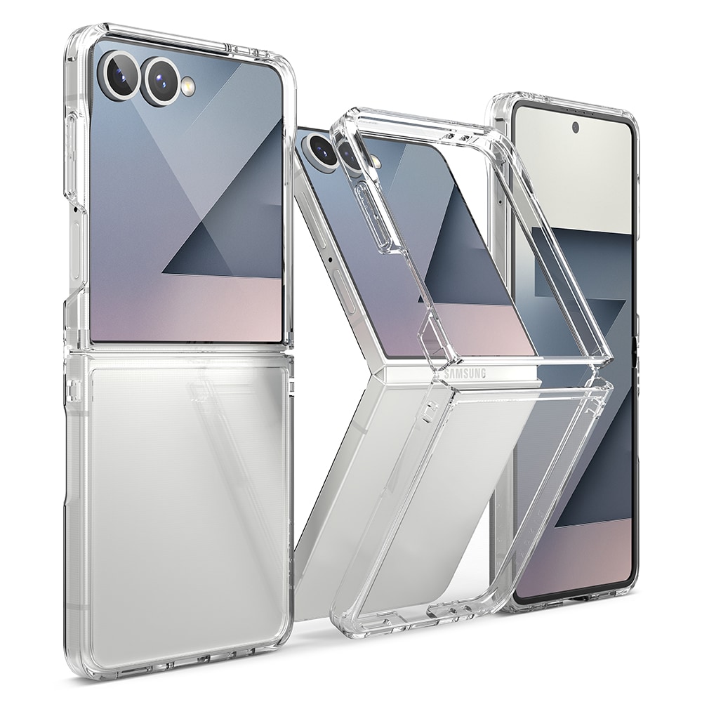 Samsung Galaxy Z Flip 7 Fusion deksel, gjennomsiktig