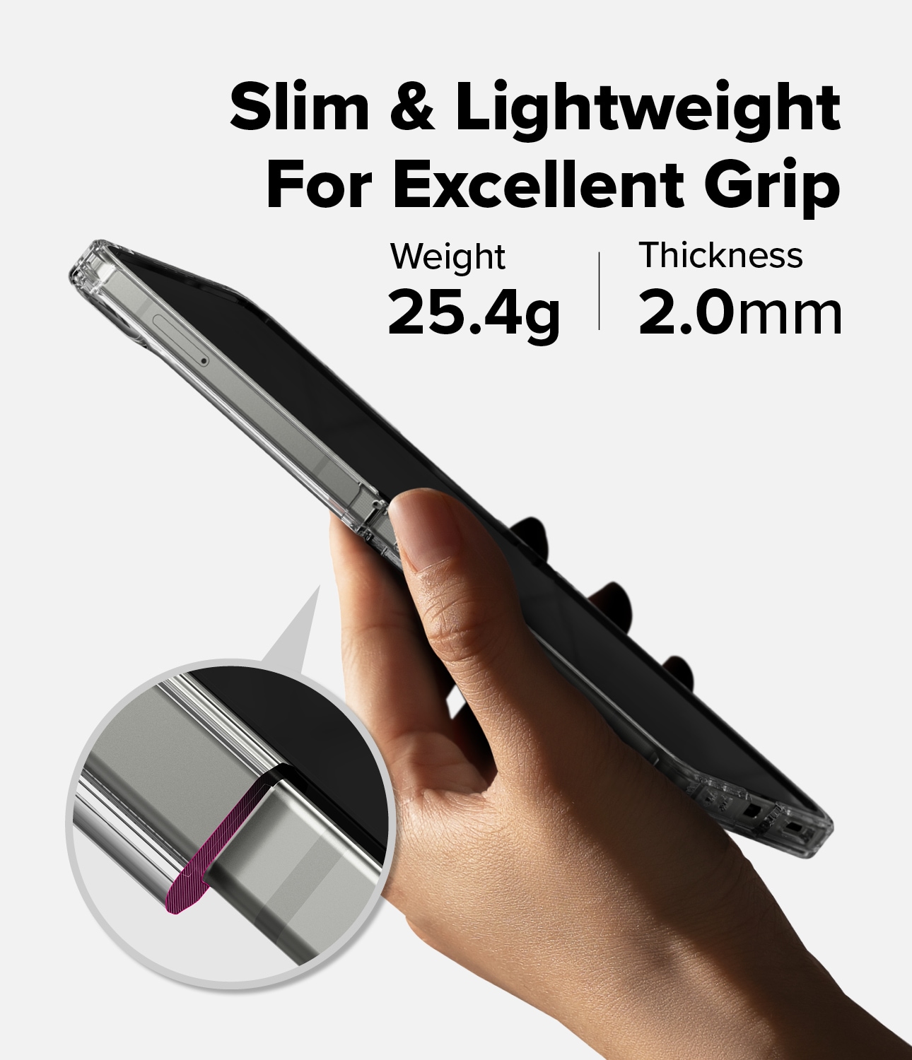 Samsung Galaxy Z Flip 7 Fusion MagSafe Deksel, gjennomsiktig
