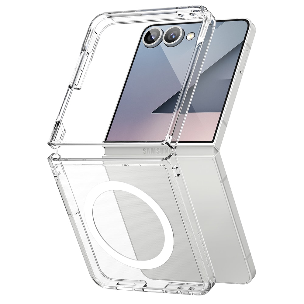 Samsung Galaxy Z Flip 7 Fusion MagSafe Deksel, gjennomsiktig