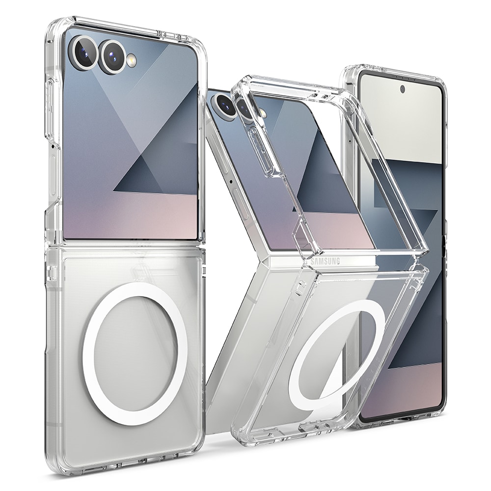 Samsung Galaxy Z Flip 7 Fusion MagSafe Deksel, gjennomsiktig