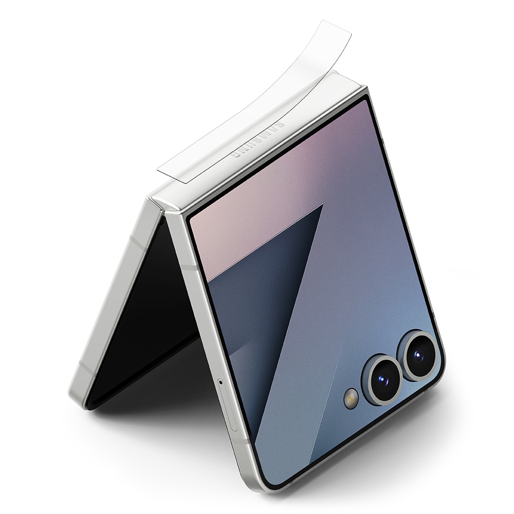 Samsung Galaxy Z Flip 7 Hinge beskyttelsesfilm – Dual Easy (2-pack)