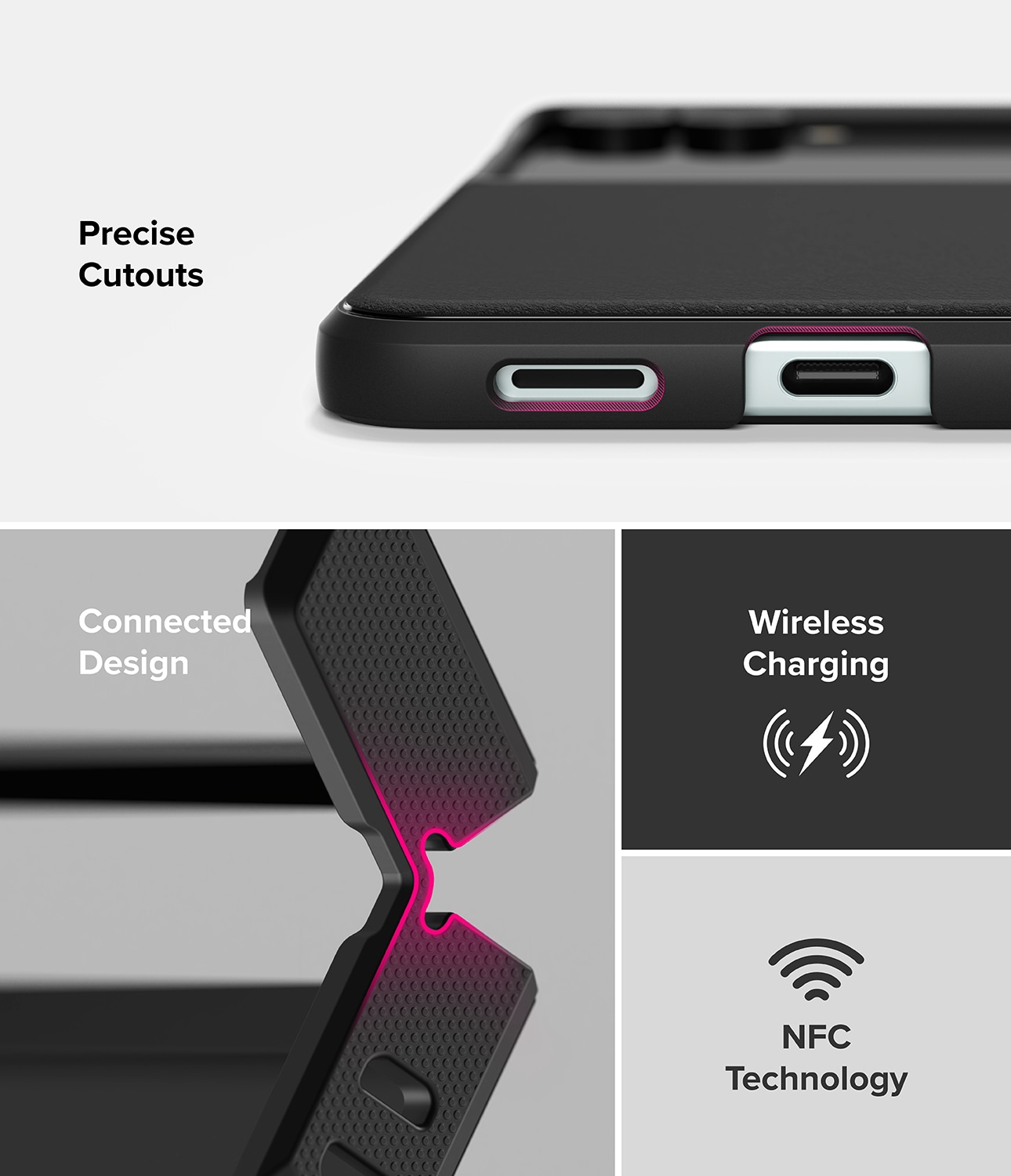 Samsung Galaxy Z Flip 7 Onyx MagSafe Deksel, Black