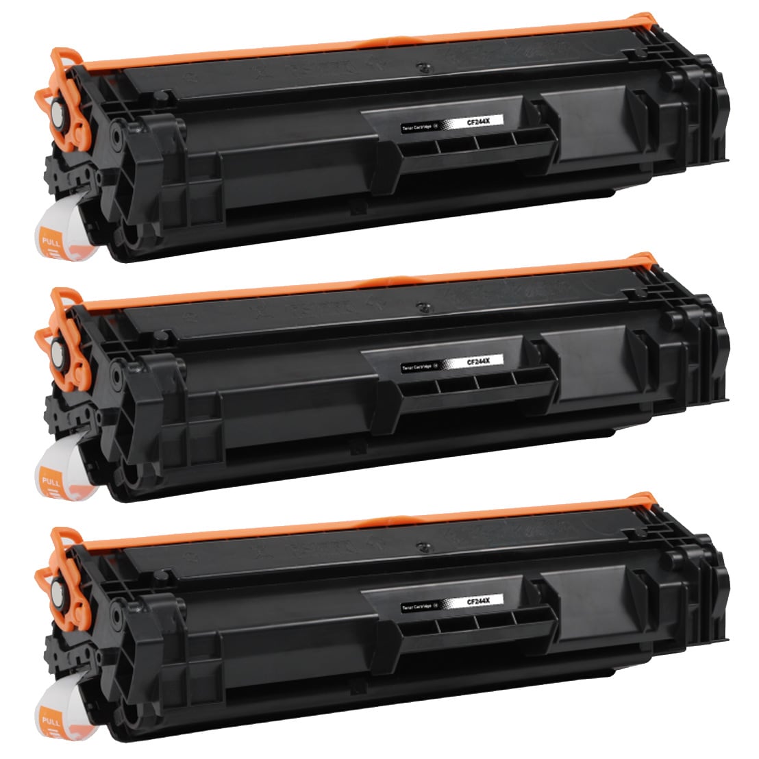 3-pack Toner HP LaserJet Pro M14 - erstatter HP 44X / CF244X, Svart, 2000 sider
