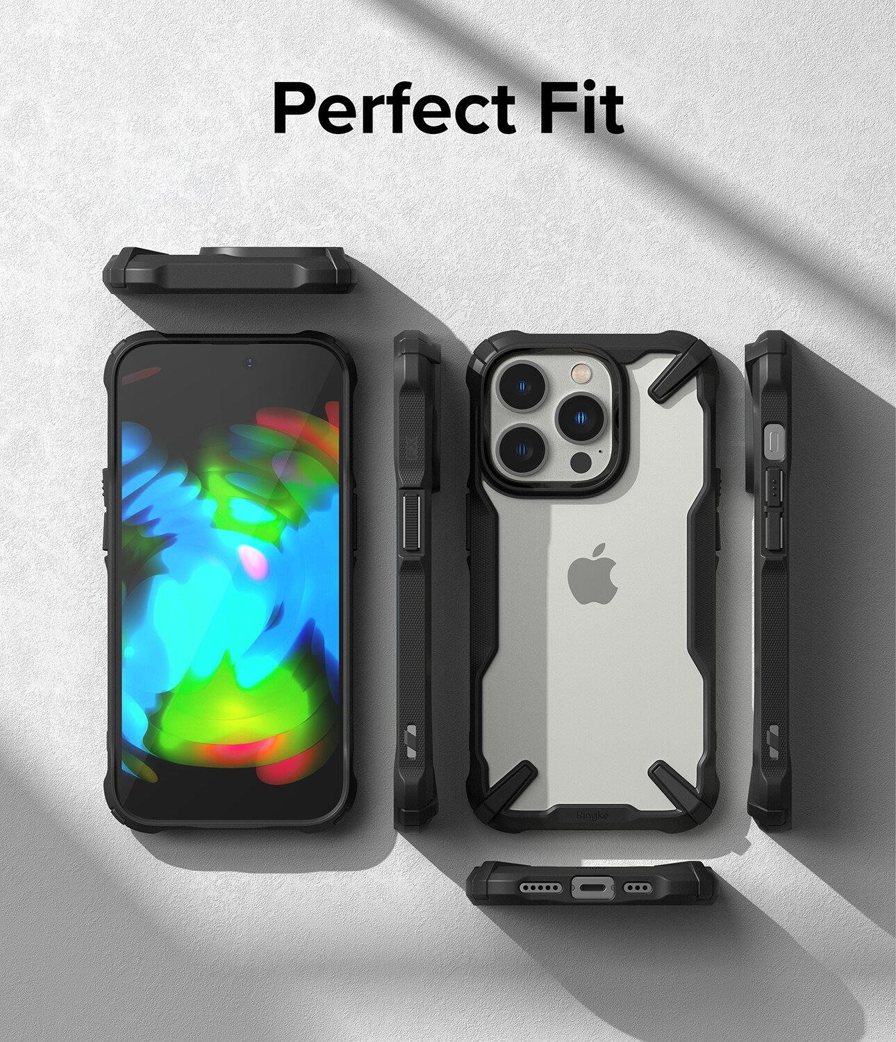 iPhone 14 Pro Max Fusion X Deksel, Svart