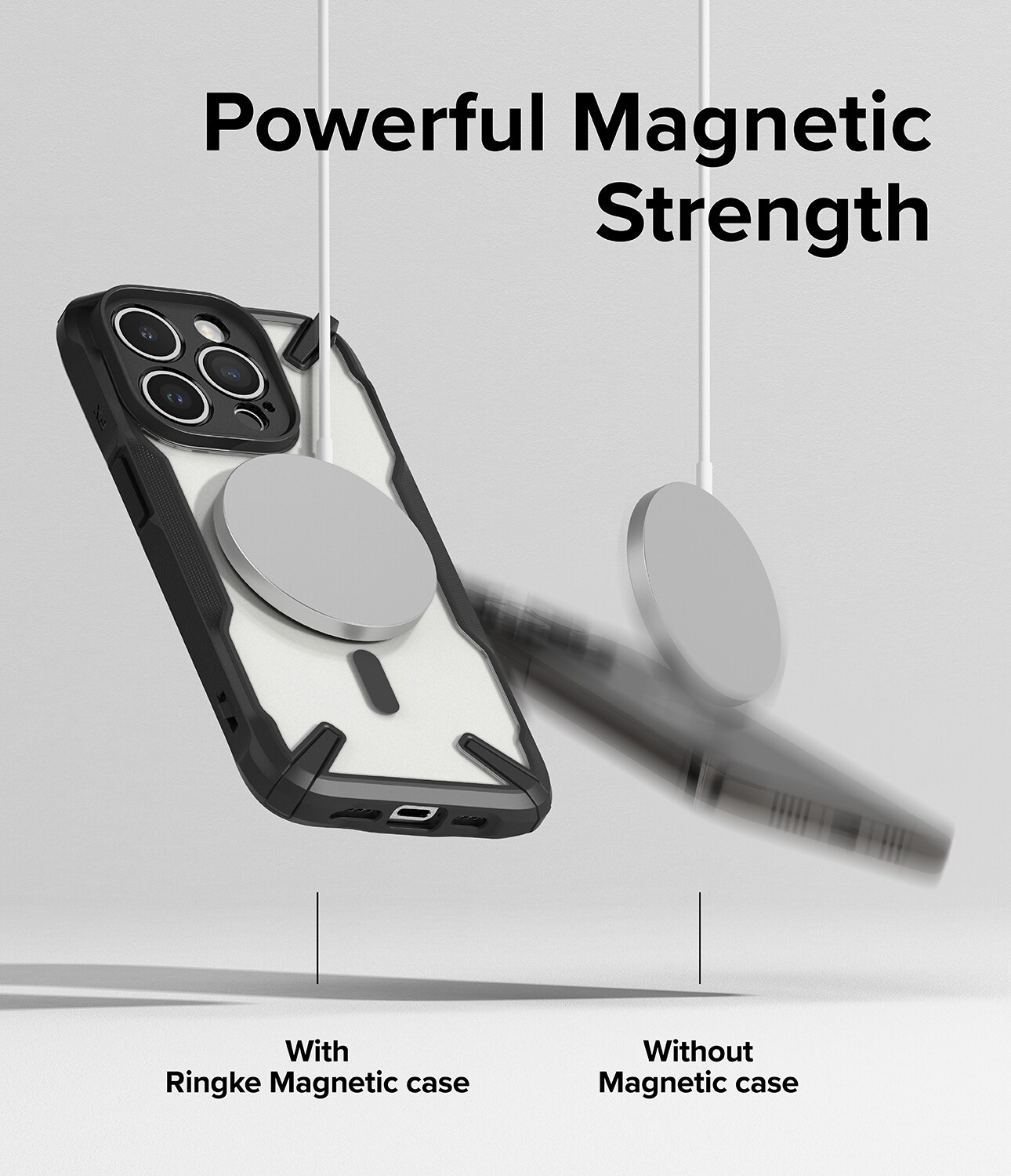 iPhone 15 Pro Fusion X MagSafe Deksel, Svart