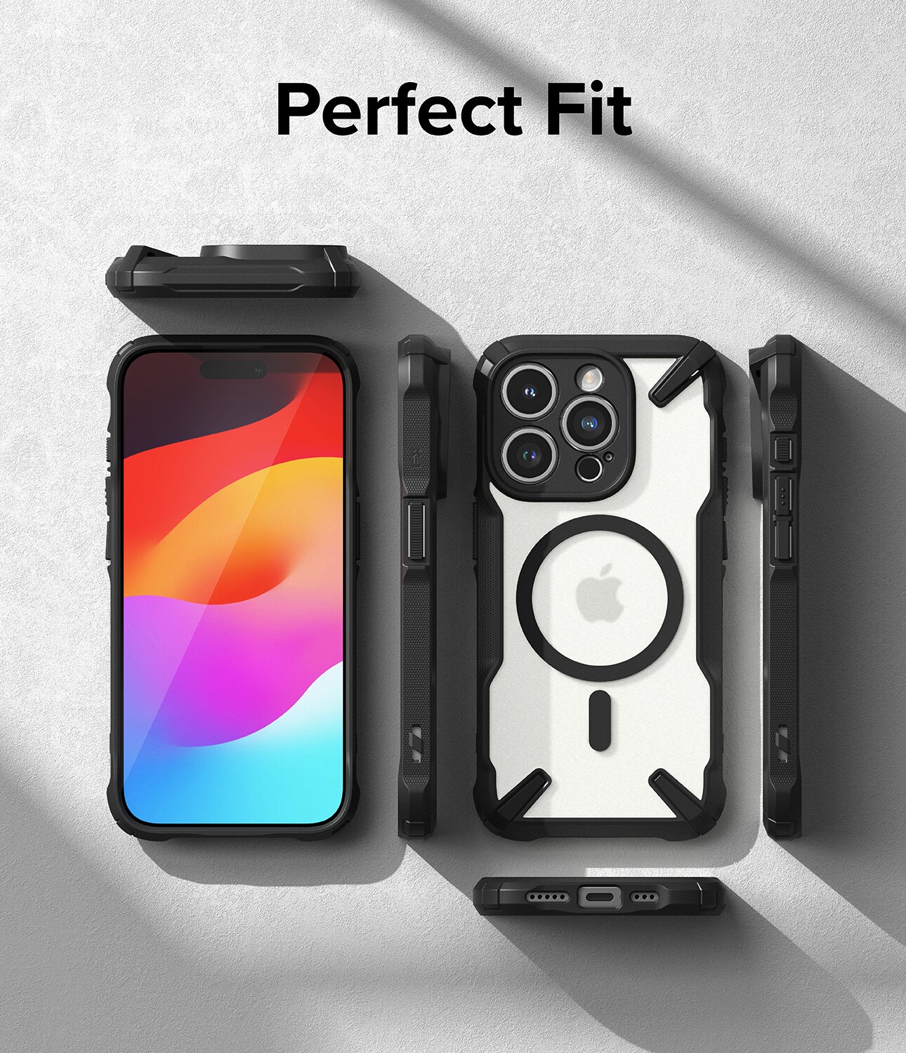 iPhone 15 Pro Fusion X MagSafe Deksel, Svart