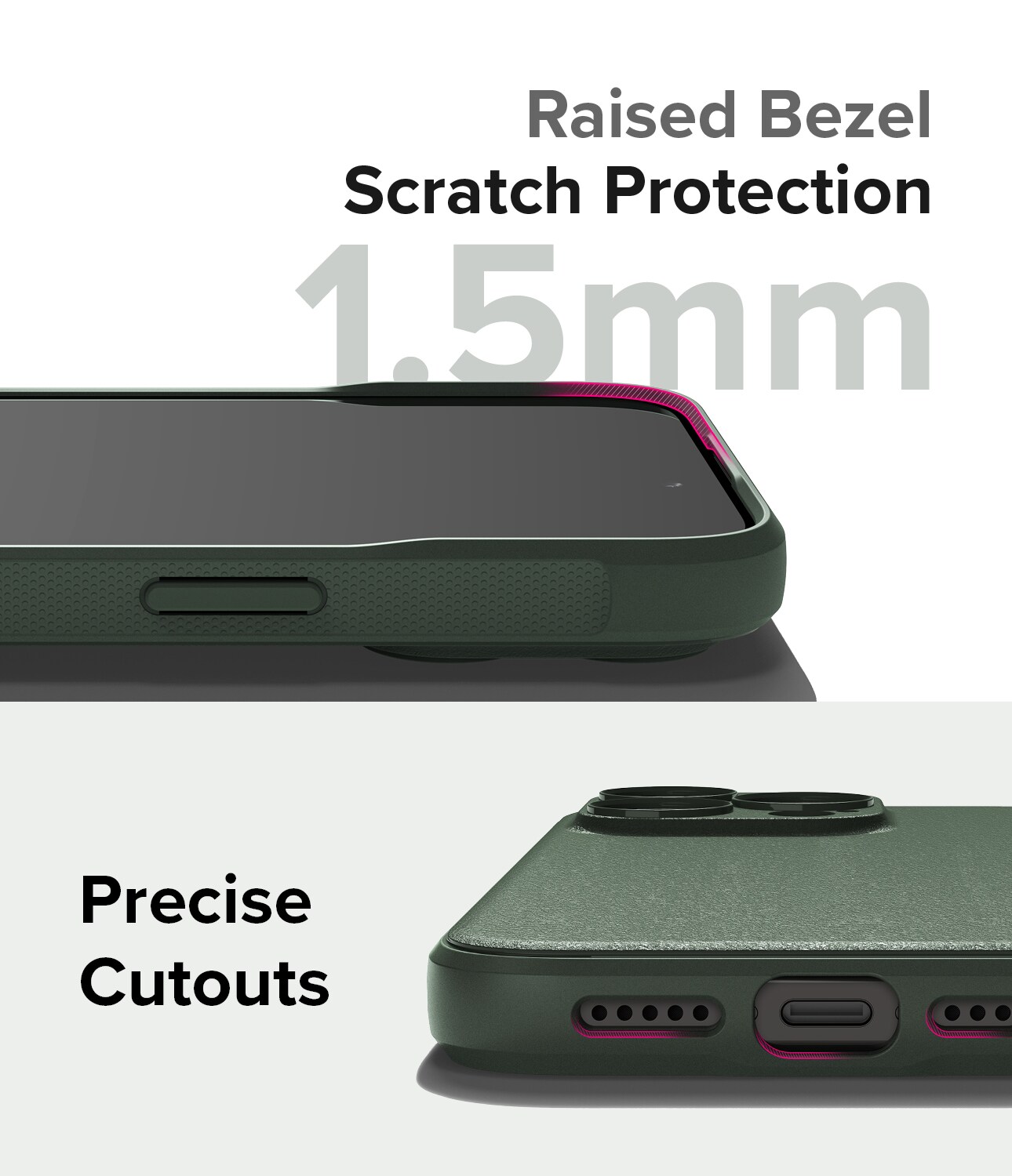 iPhone 15 Pro Max Onyx MagSafe Deksel, Dark Green