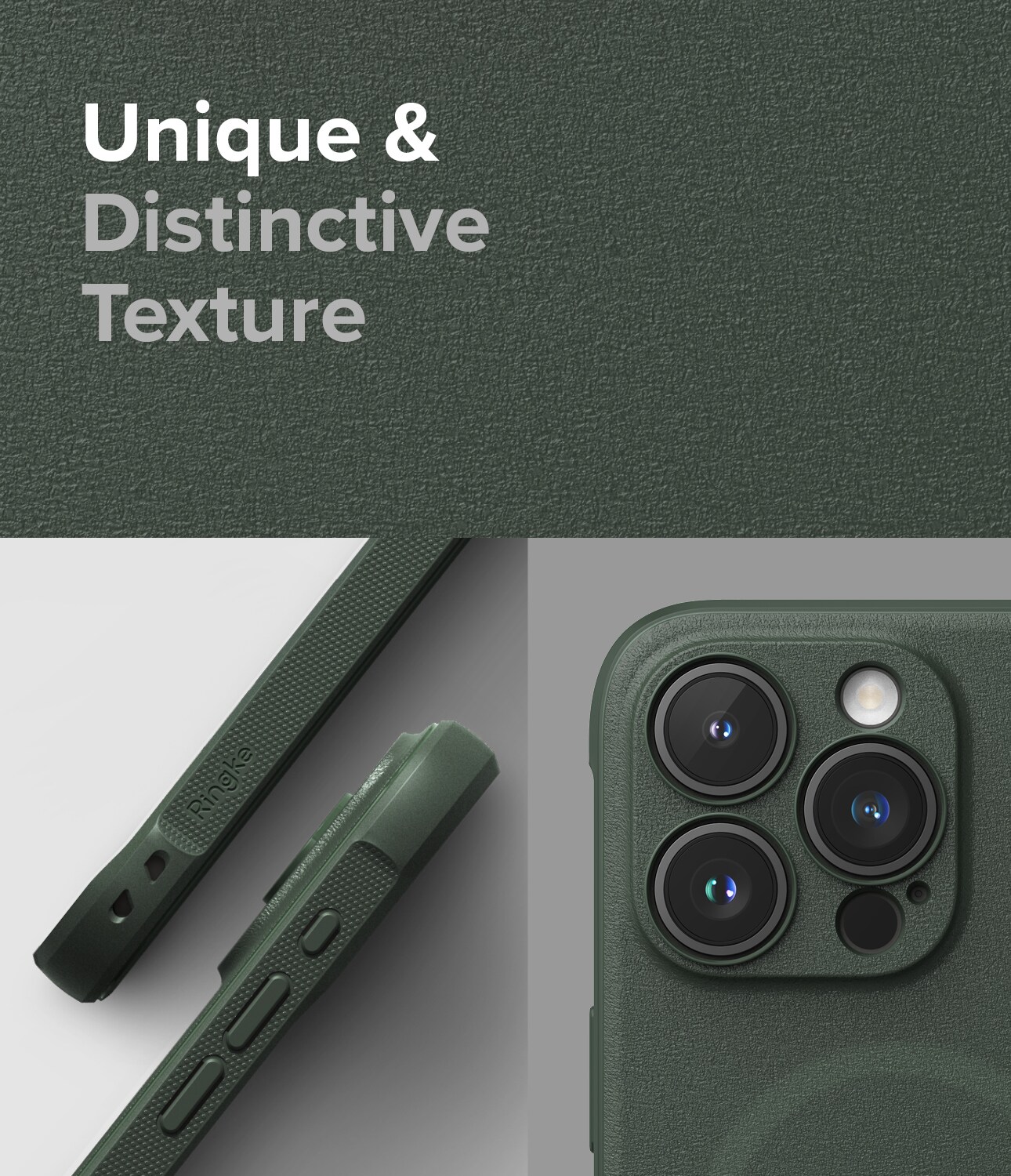 iPhone 15 Pro Max Onyx MagSafe Deksel, Dark Green