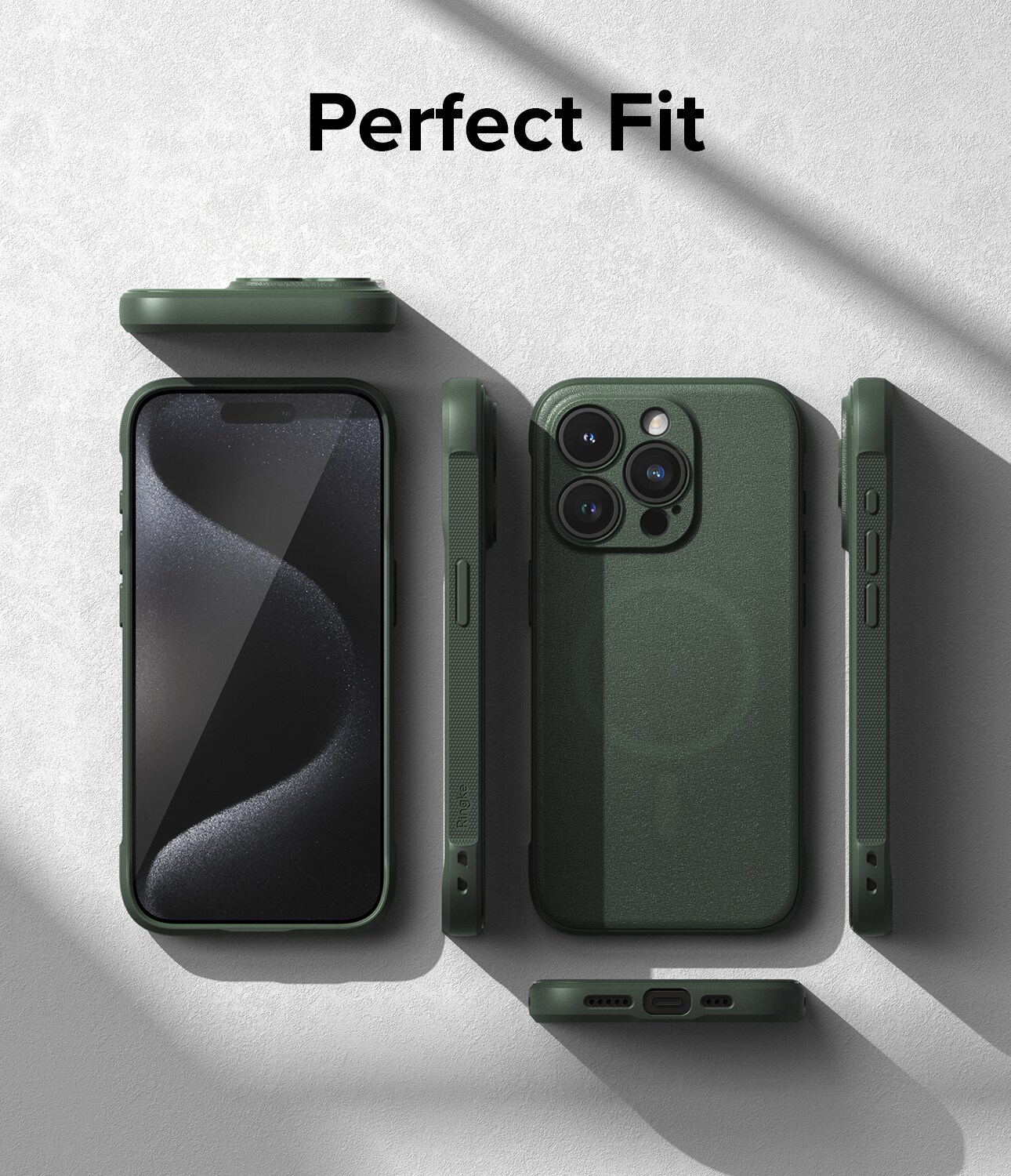 iPhone 15 Pro Max Onyx MagSafe Deksel, Dark Green
