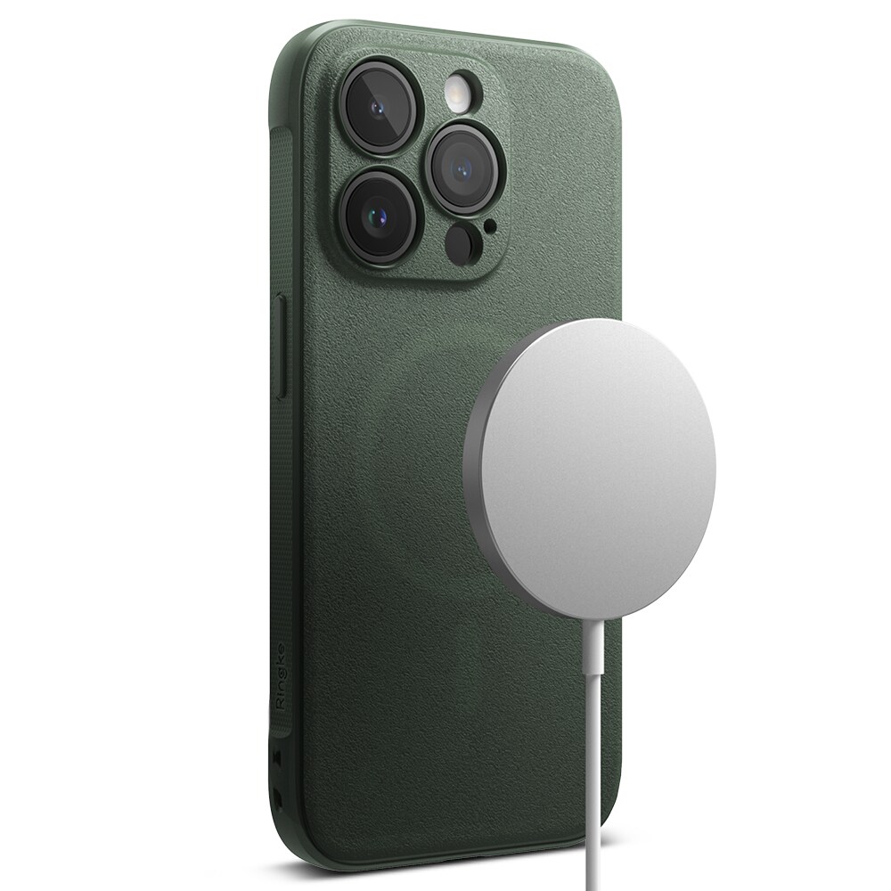 iPhone 15 Pro Max Onyx MagSafe Deksel, Dark Green