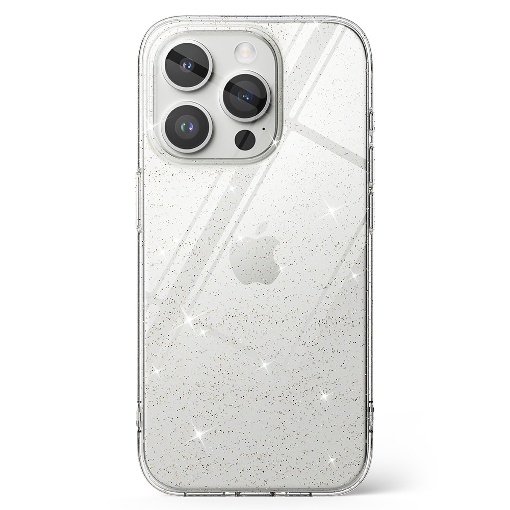 iPhone 15 Pro Air Deksel Glitter Clear