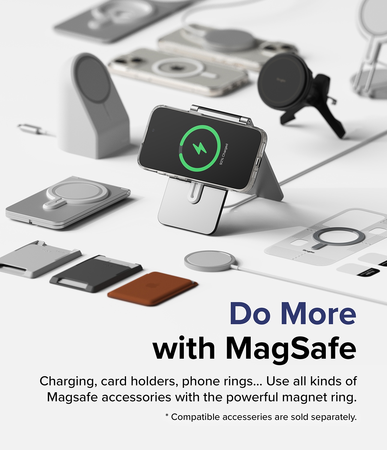 iPhone 15 Pro Fusion MagSafe Deksel, Matt gjennomsiktig