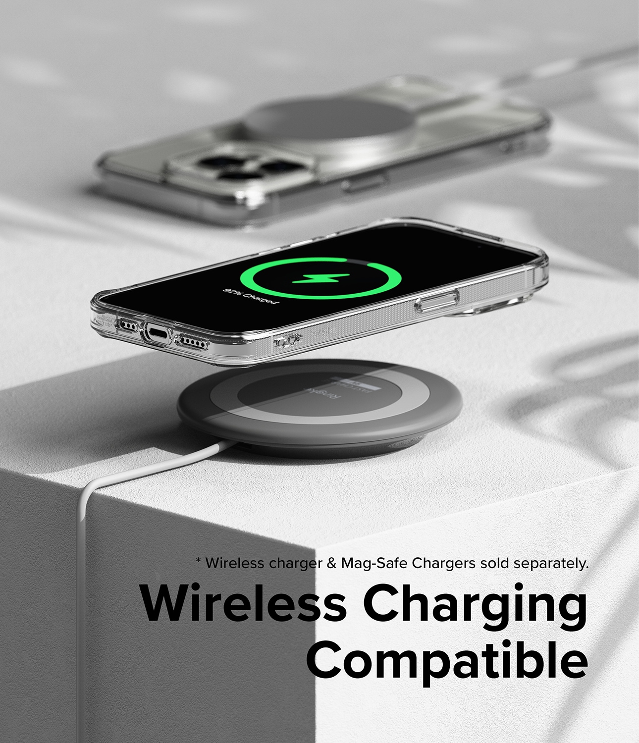 iPhone 15 Pro Fusion MagSafe Deksel, Matt gjennomsiktig