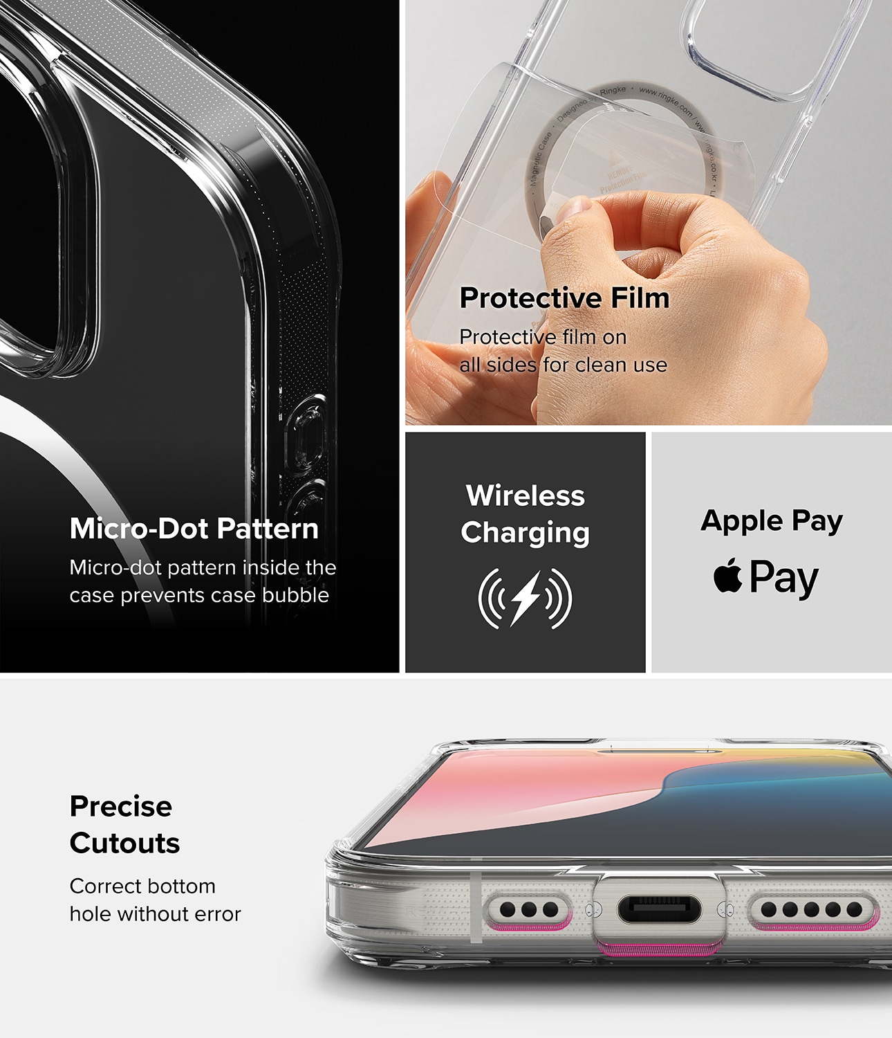 iPhone 16 Pro Max Fusion MagSafe Deksel, Gjennomsiktig