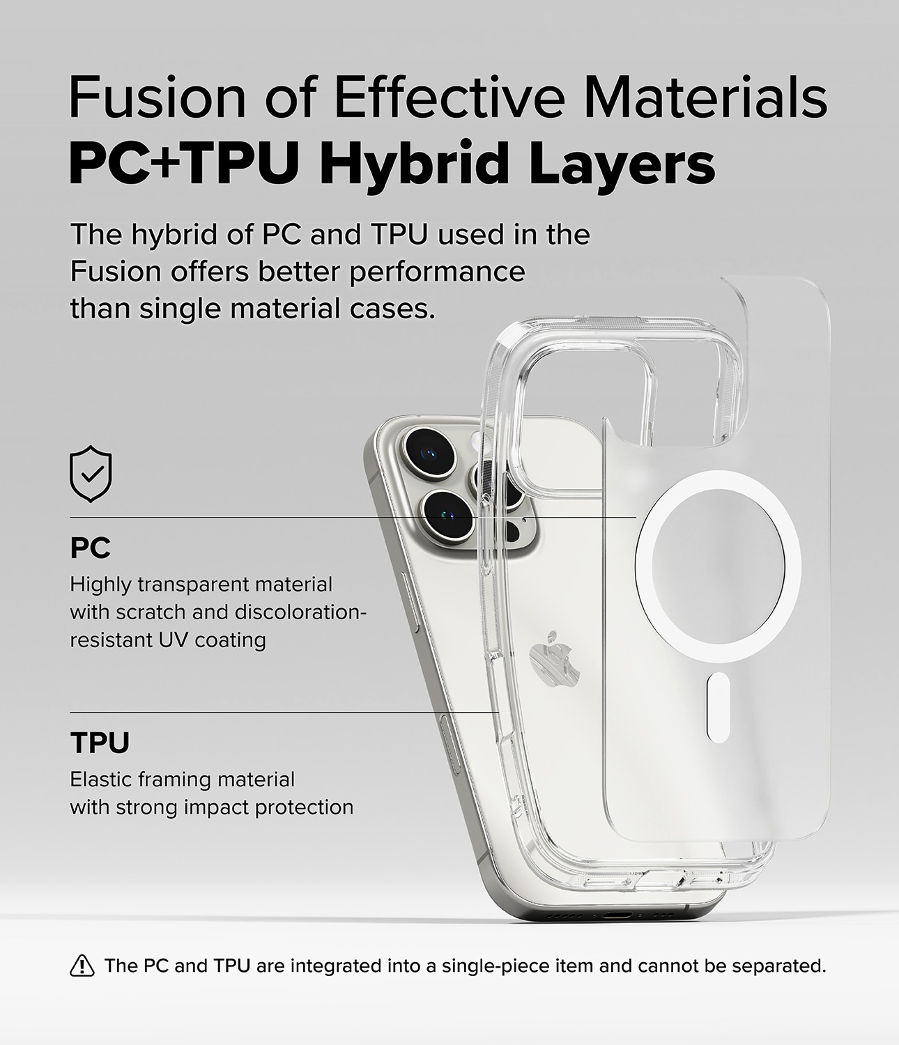 iPhone 16 Pro Max Fusion MagSafe Deksel, Gjennomsiktig