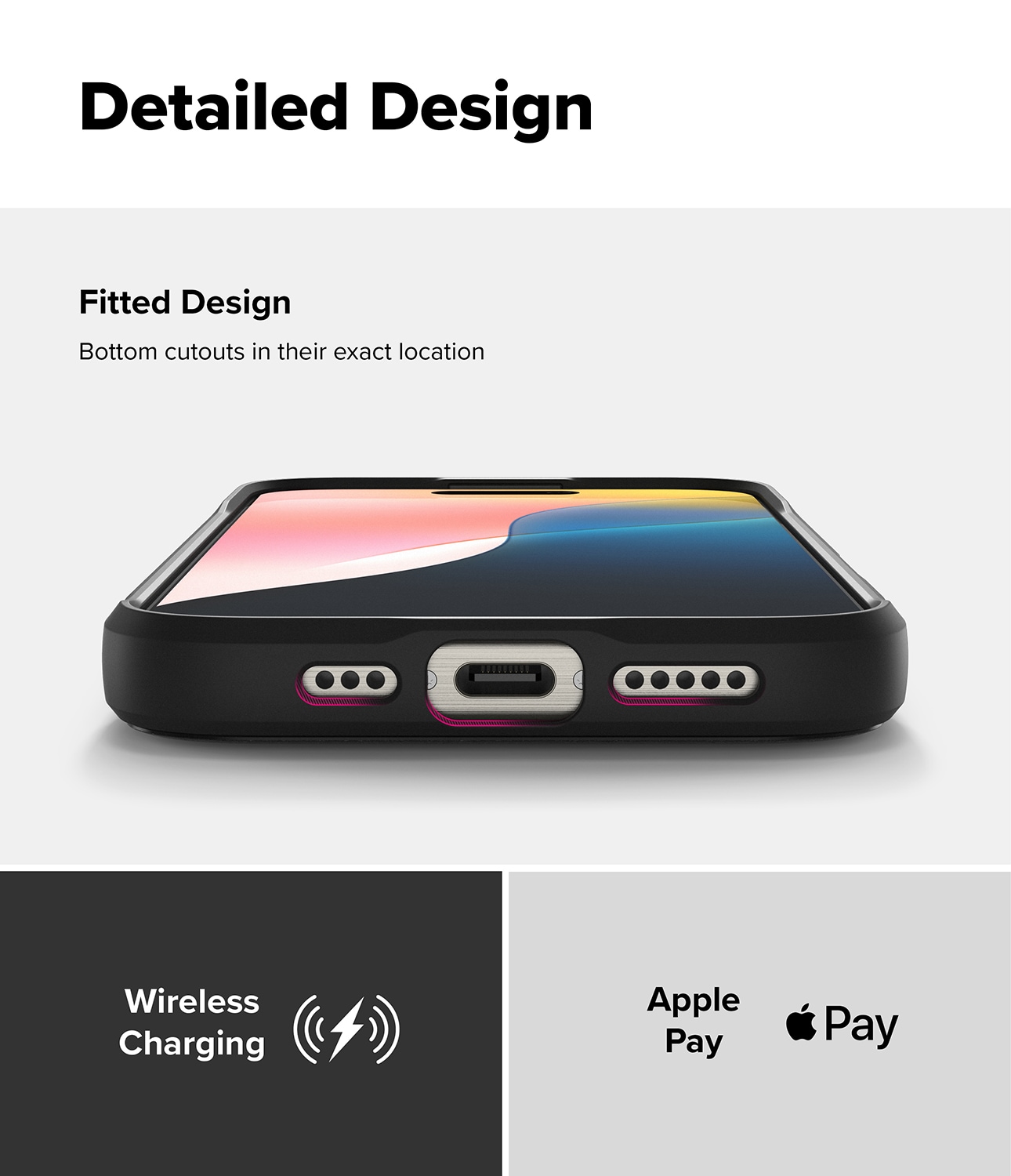 iPhone 16 Pro Max Onyx deksel, Black