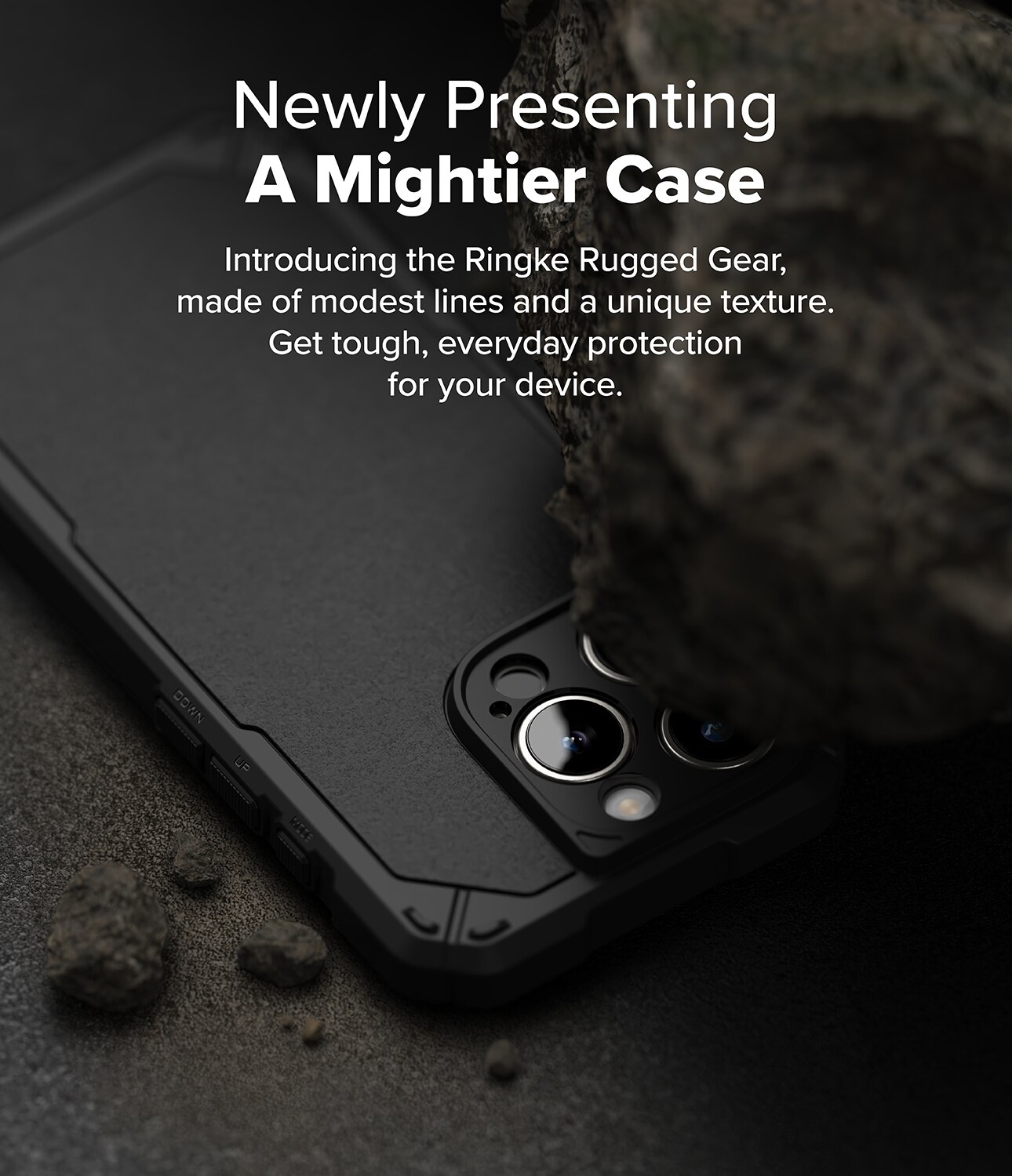 iPhone 16 Pro Max MagSafe Rugged Gear Deksel, Svart