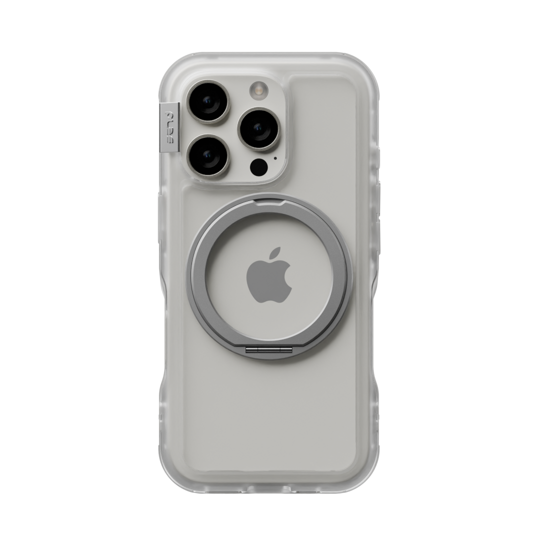 iPhone 16 Pro Arche MagSafe Deksel med stativ Matte Clear