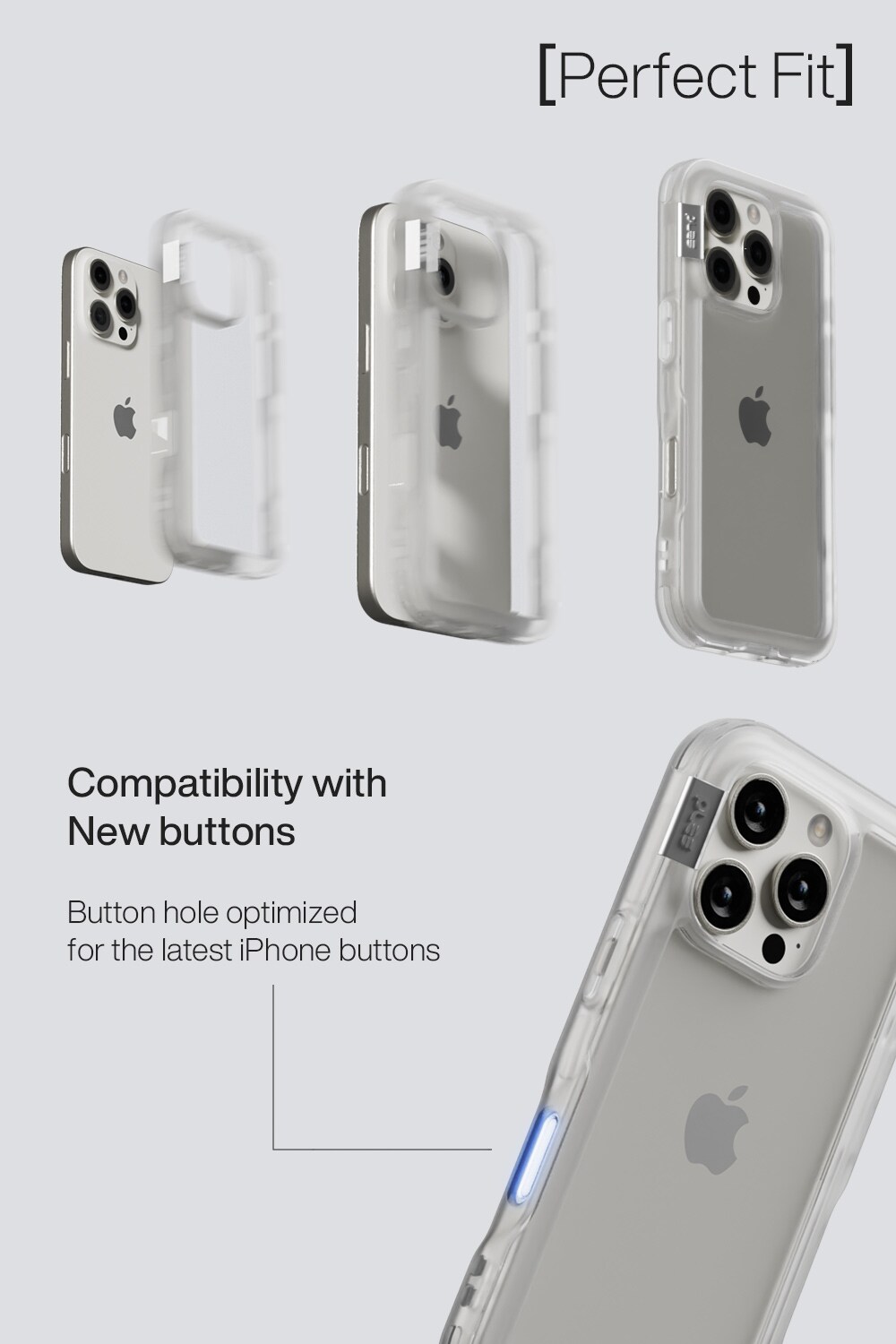 iPhone 16 Pro Arche MagSafe Deksel med stativ Matte Black