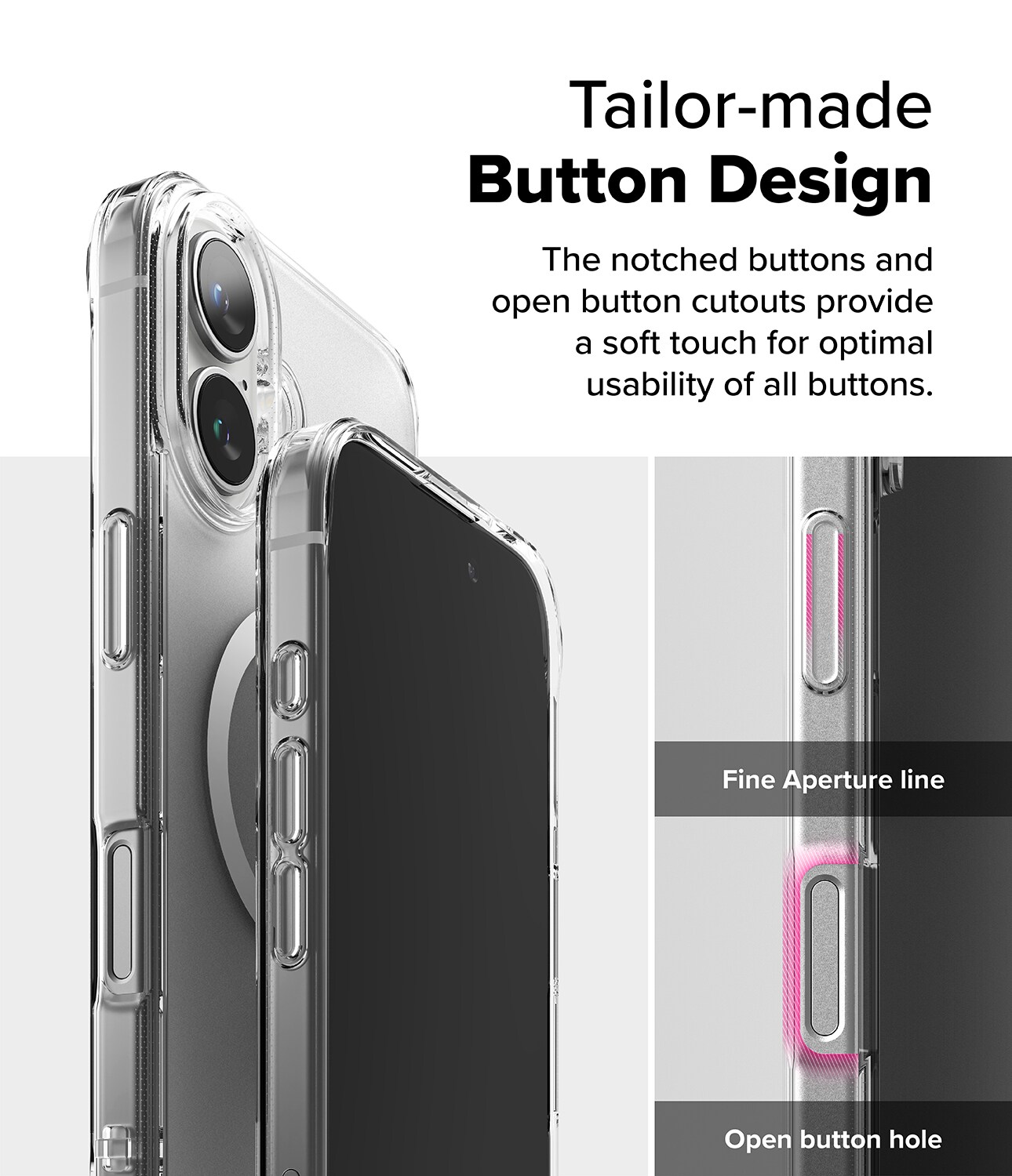 iPhone 16 Plus Fusion MagSafe Deksel, Gjennomsiktig