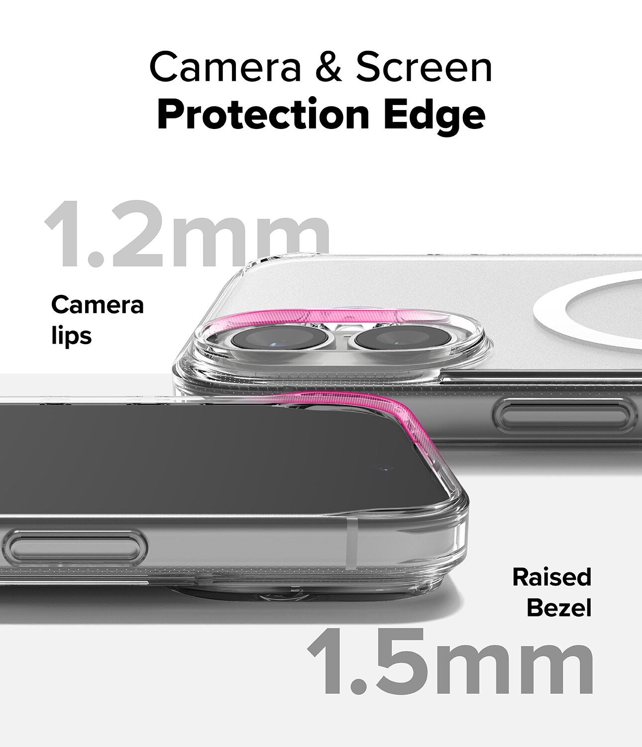 iPhone 16 Plus Fusion MagSafe Deksel, Gjennomsiktig
