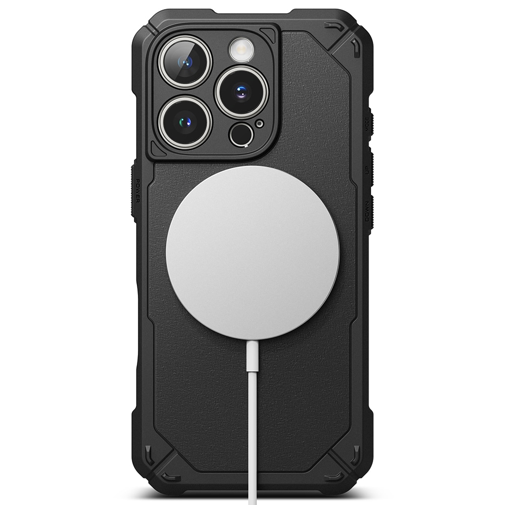iPhone 16 Pro MagSafe Rugged Gear Deksel, Svart