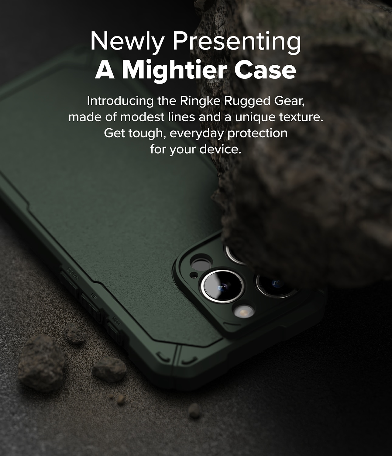 iPhone 16 Pro MagSafe Rugged Gear Deksel, Grønn