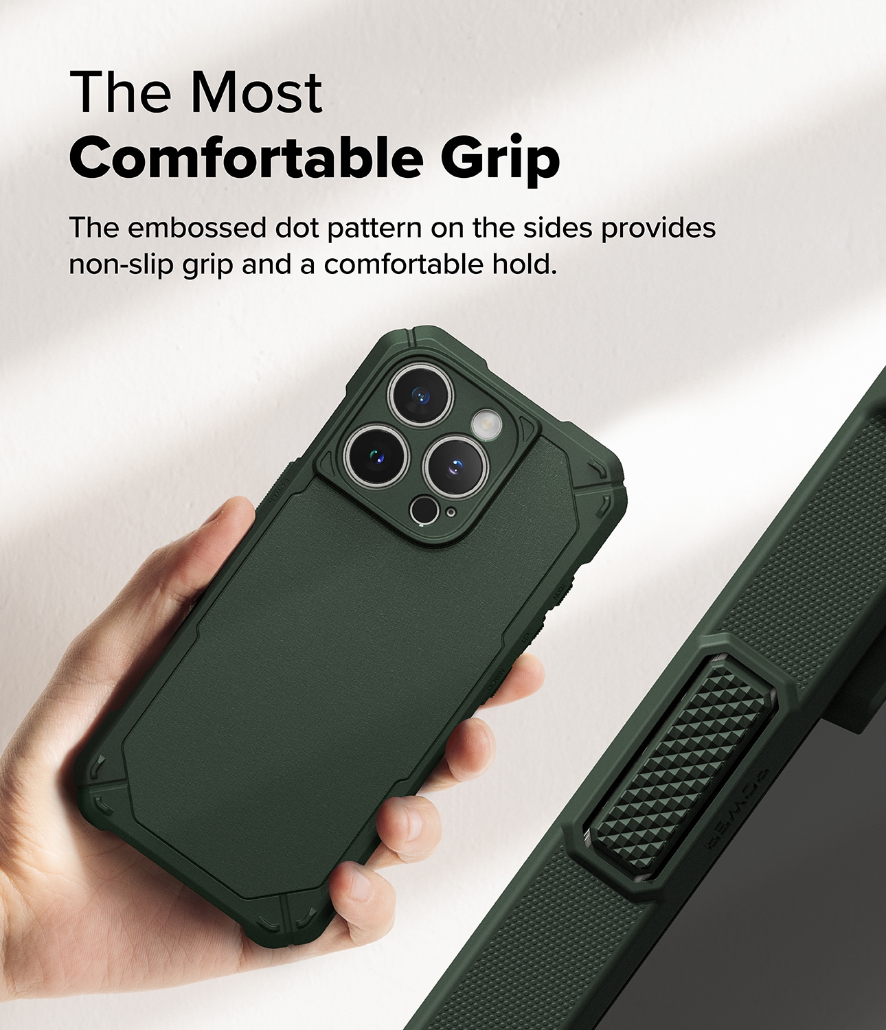 iPhone 16 Pro MagSafe Rugged Gear Deksel, Grønn