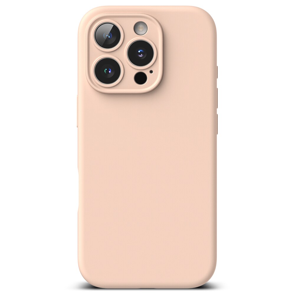 iPhone 16 Pro MagSafe silikondeksel, Pink Sand