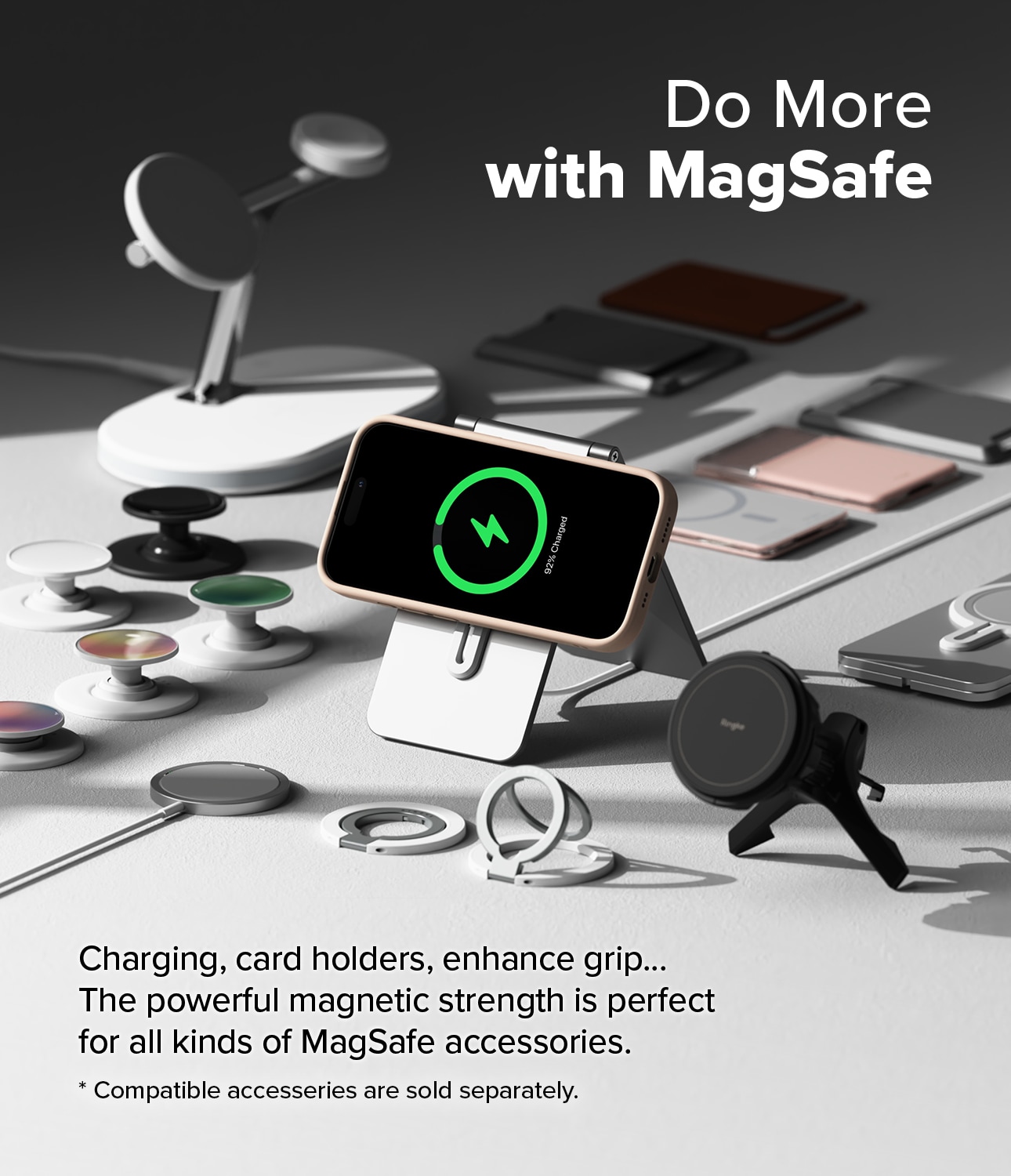 iPhone 16 Pro MagSafe silikondeksel, Pink Sand