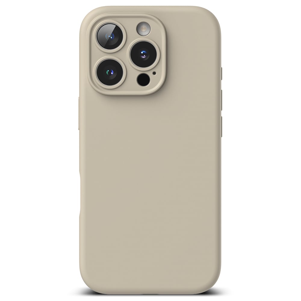 iPhone 16 Pro MagSafe silikondeksel, Stone