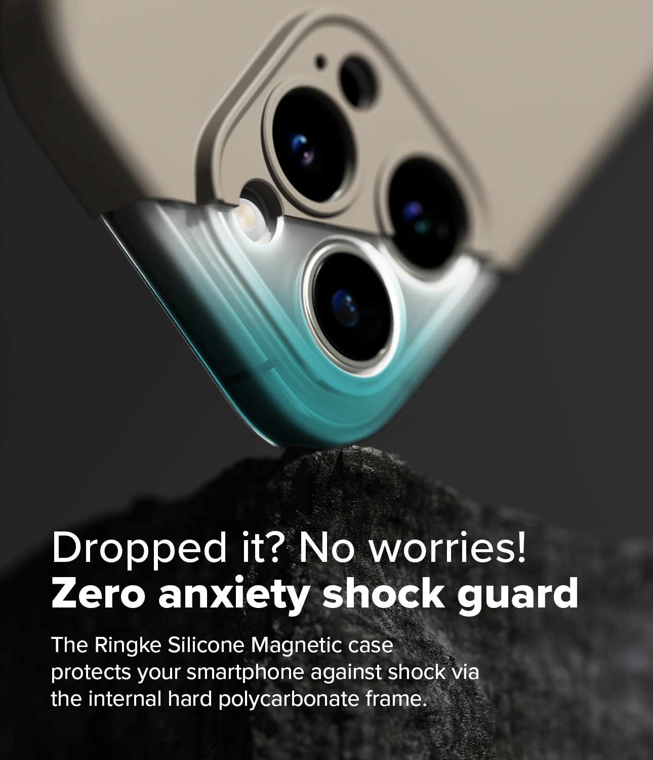 iPhone 16 Pro MagSafe silikondeksel, Stone