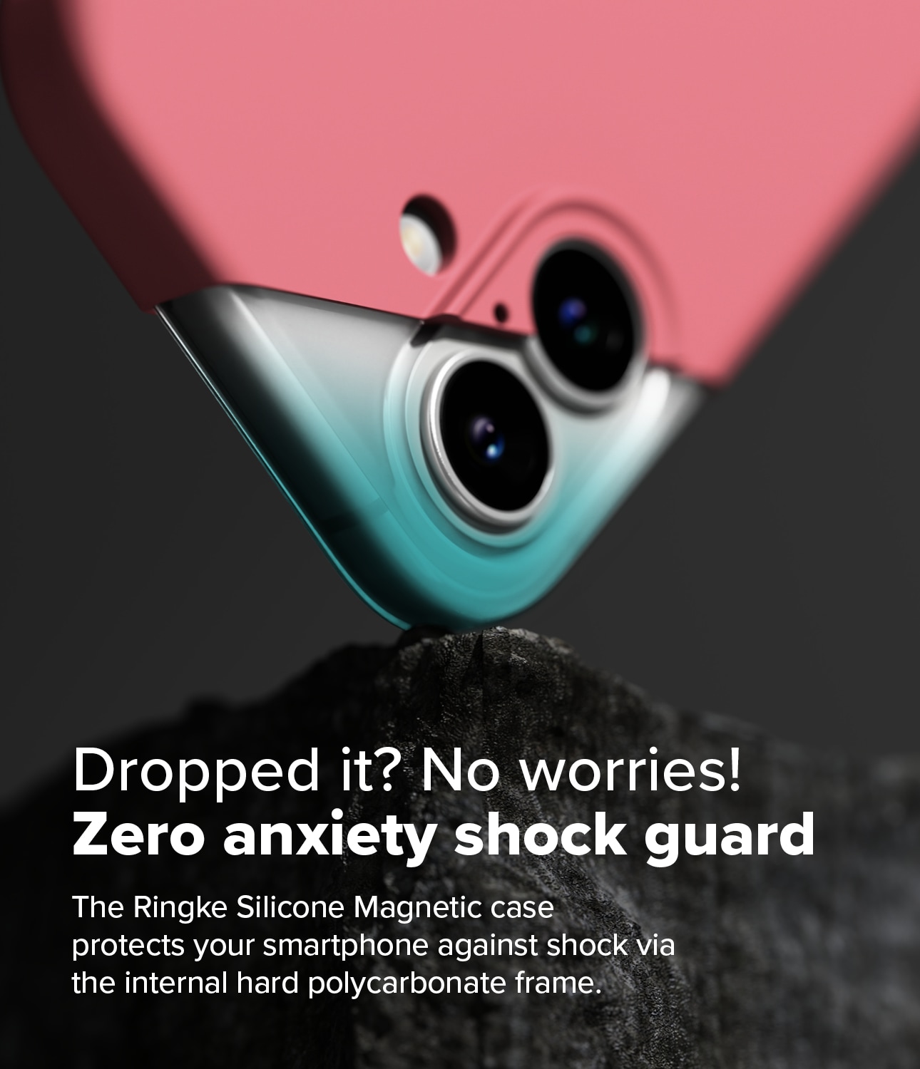 iPhone 16 MagSafe silikondeksel, Pink