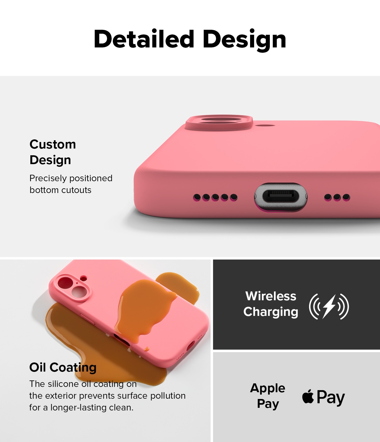 iPhone 16 MagSafe silikondeksel, Pink