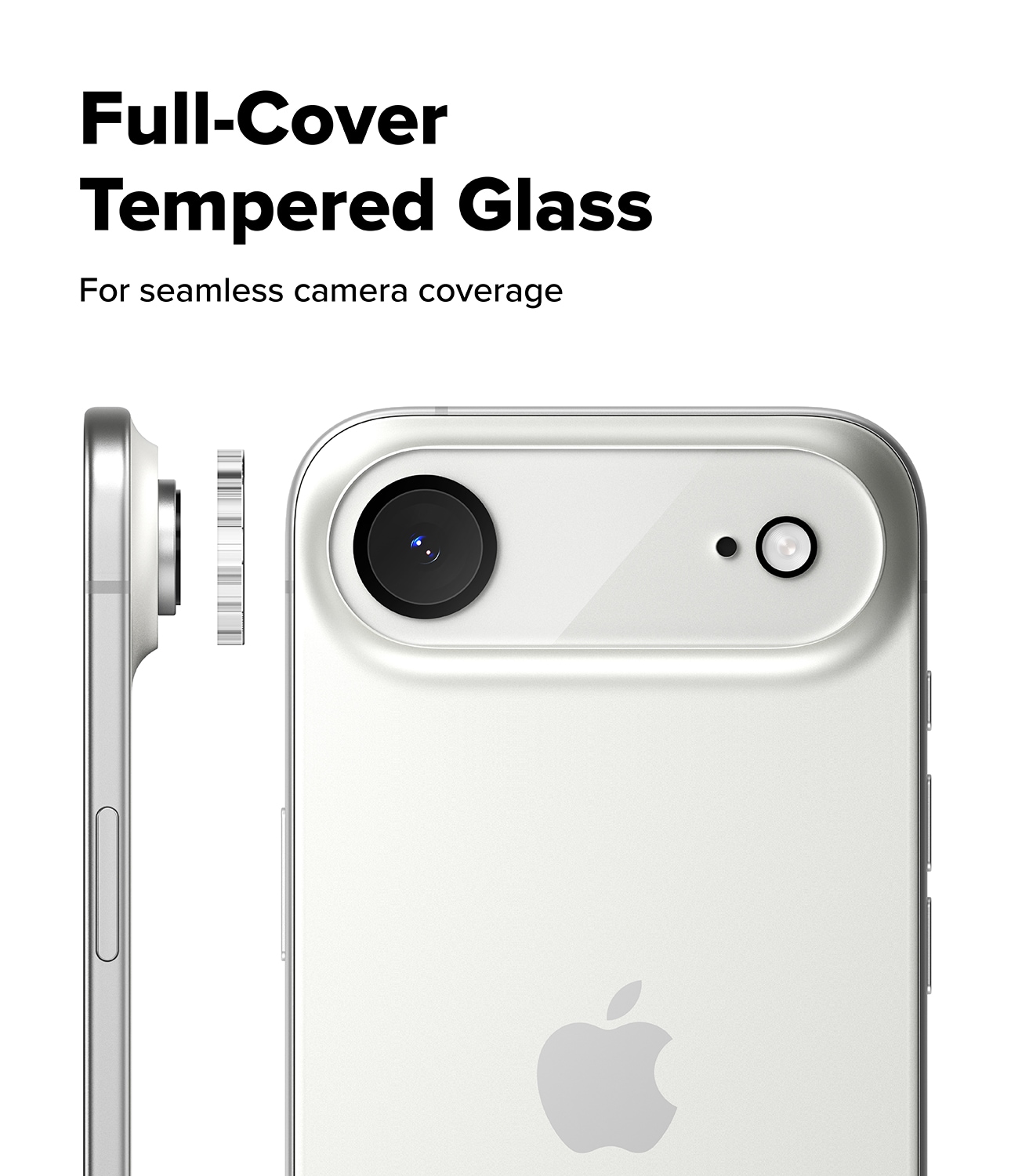 iPhone 17 Air Kameralinsebeskyttelse i glass (2-pack)