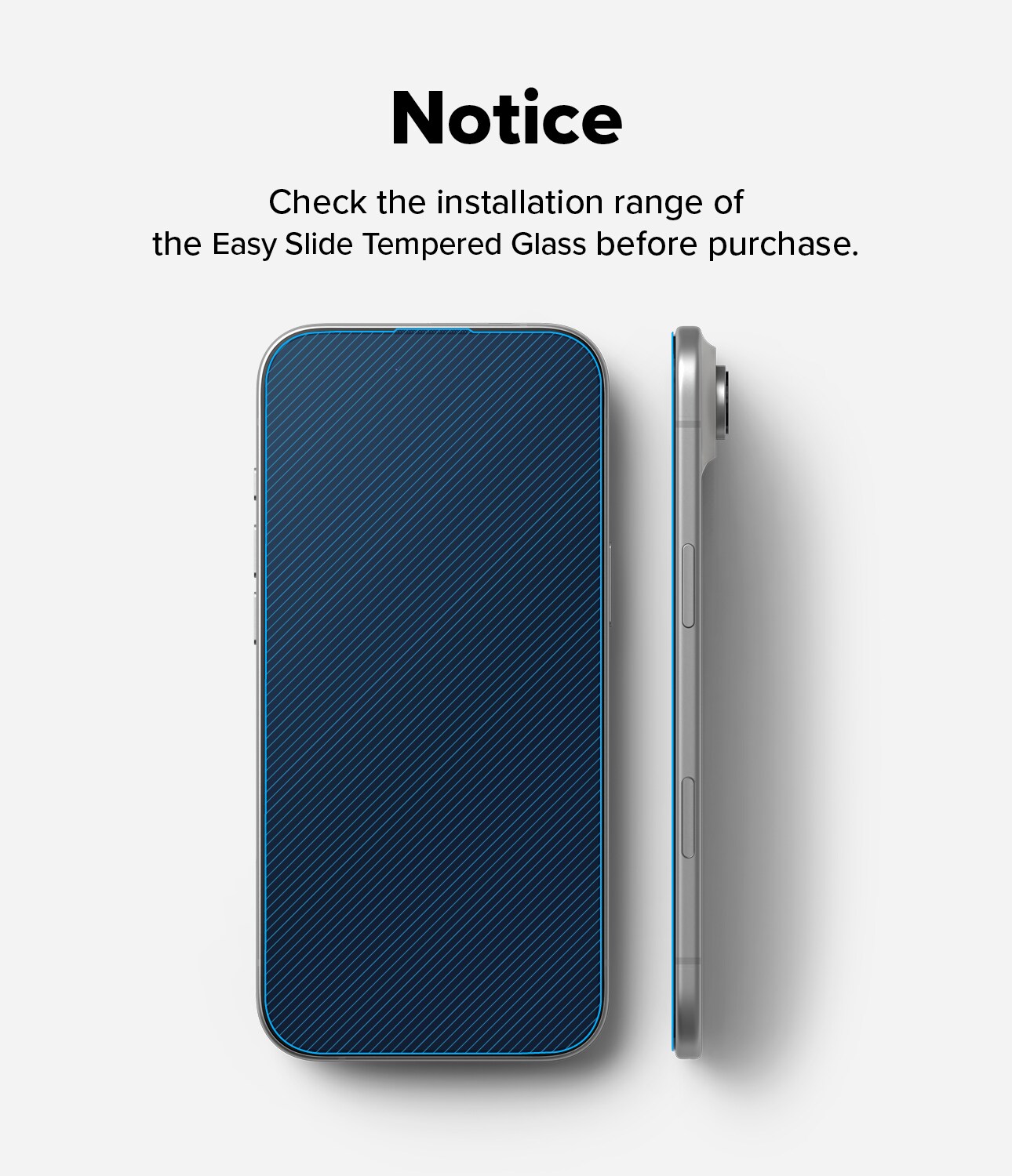 iPhone 17 Air Skjermbeskytter i glass med monteringsramme (2-pack)